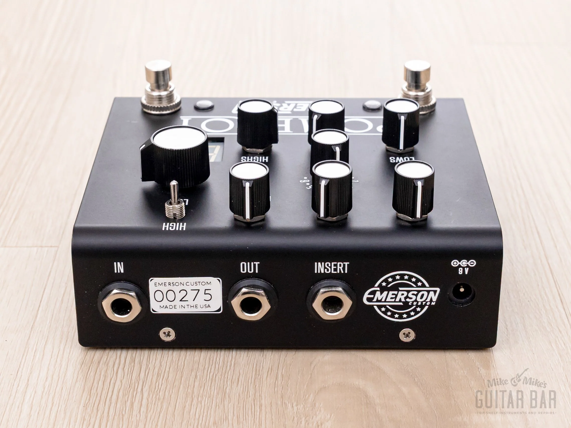 Emerson Custom Pomeroy Boost + Overdrive + Distortion Guitar Effects Pedal w/ Box & Paperwork - Image 4