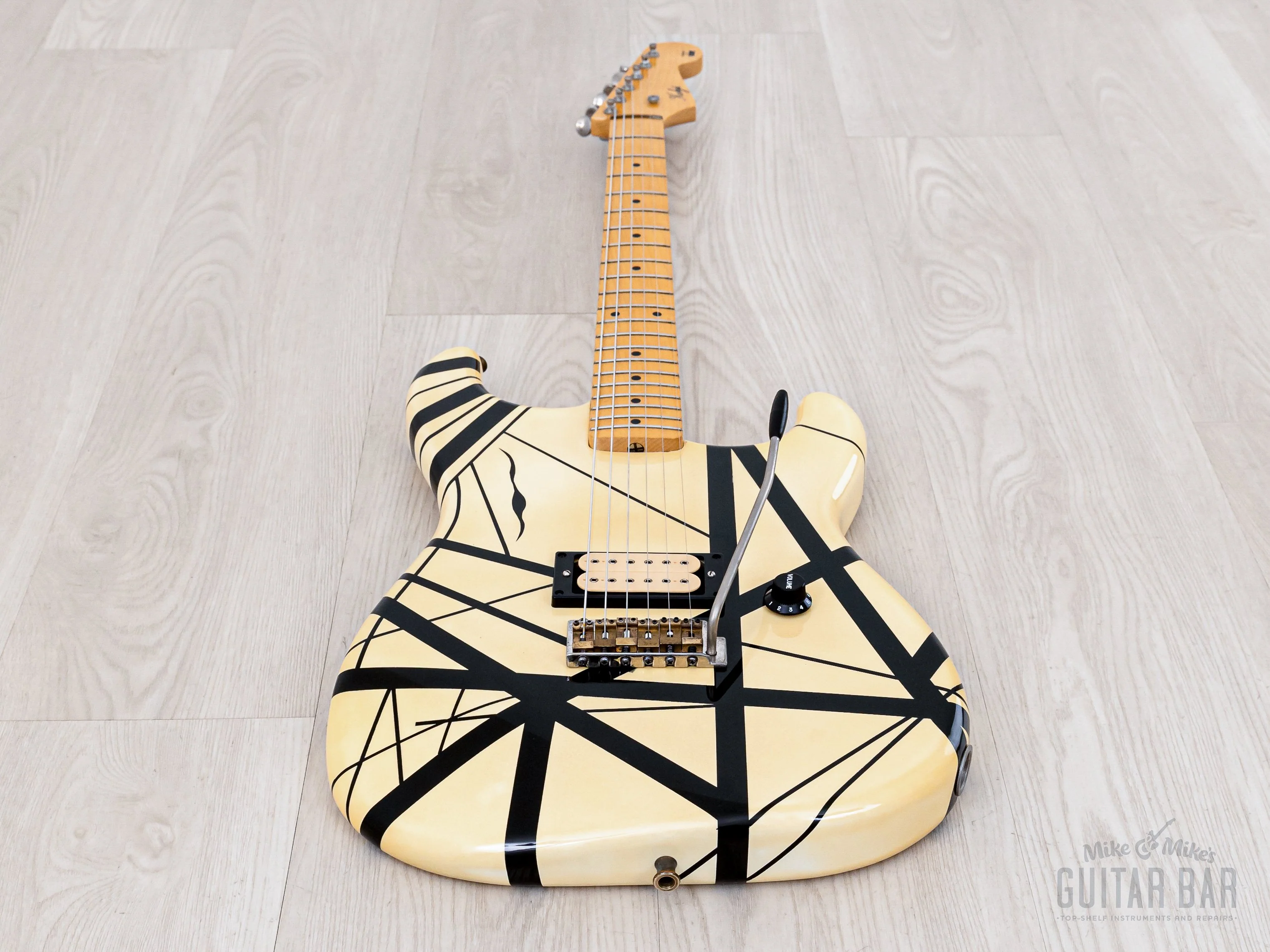 ESP Custom Shop “Kohji” Superstrat Striped EVH-Style Eruption w/ DiMarzio - Image 11