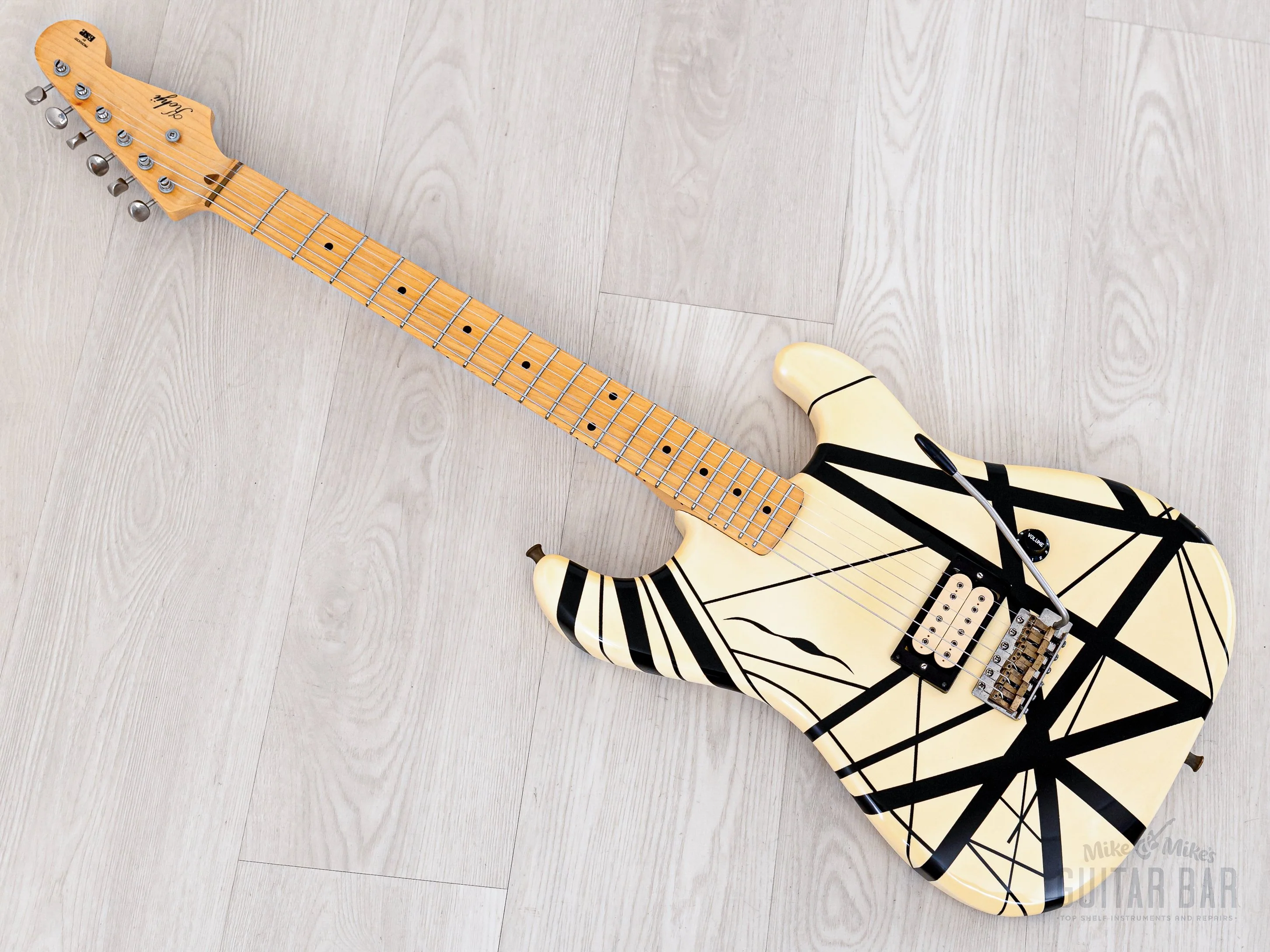 ESP Custom Shop “Kohji” Superstrat Striped EVH-Style Eruption w/ DiMarzio - Image 12