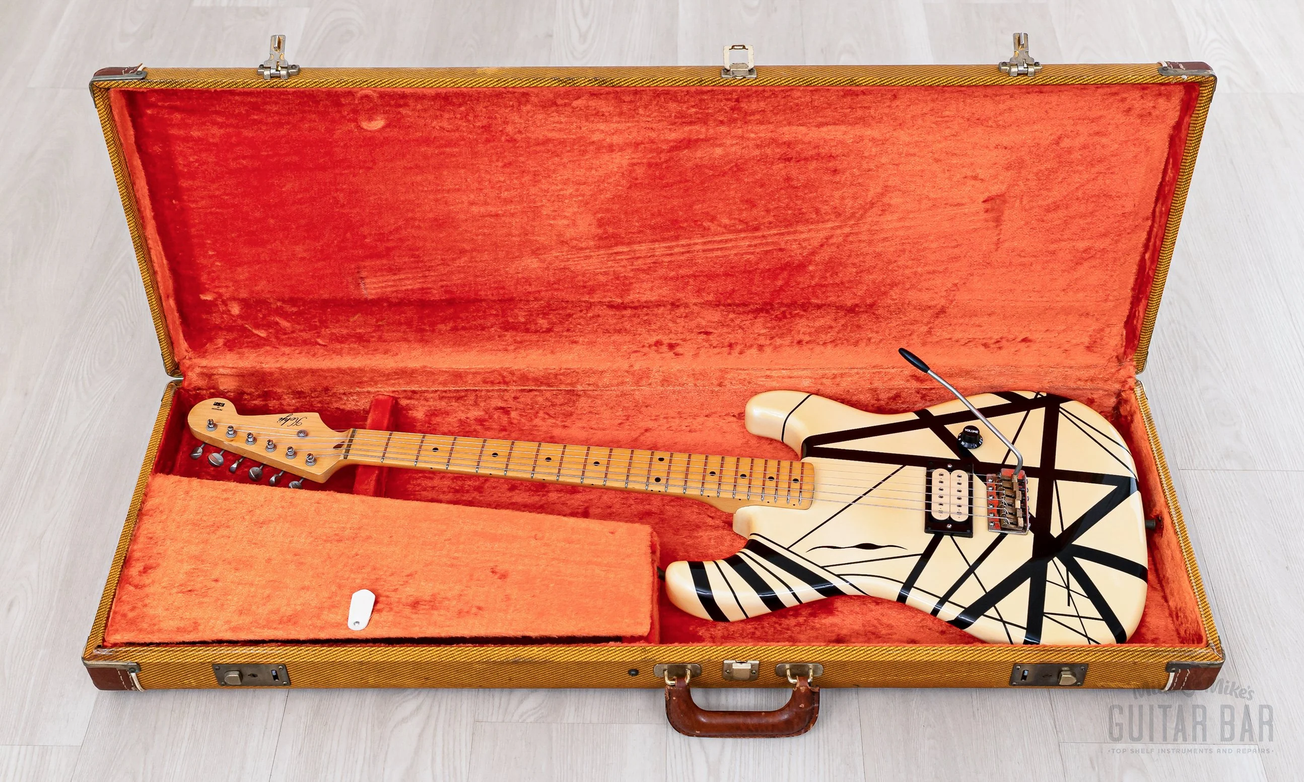 ESP Custom Shop “Kohji” Superstrat Striped EVH-Style Eruption w/ DiMarzio - Image 17