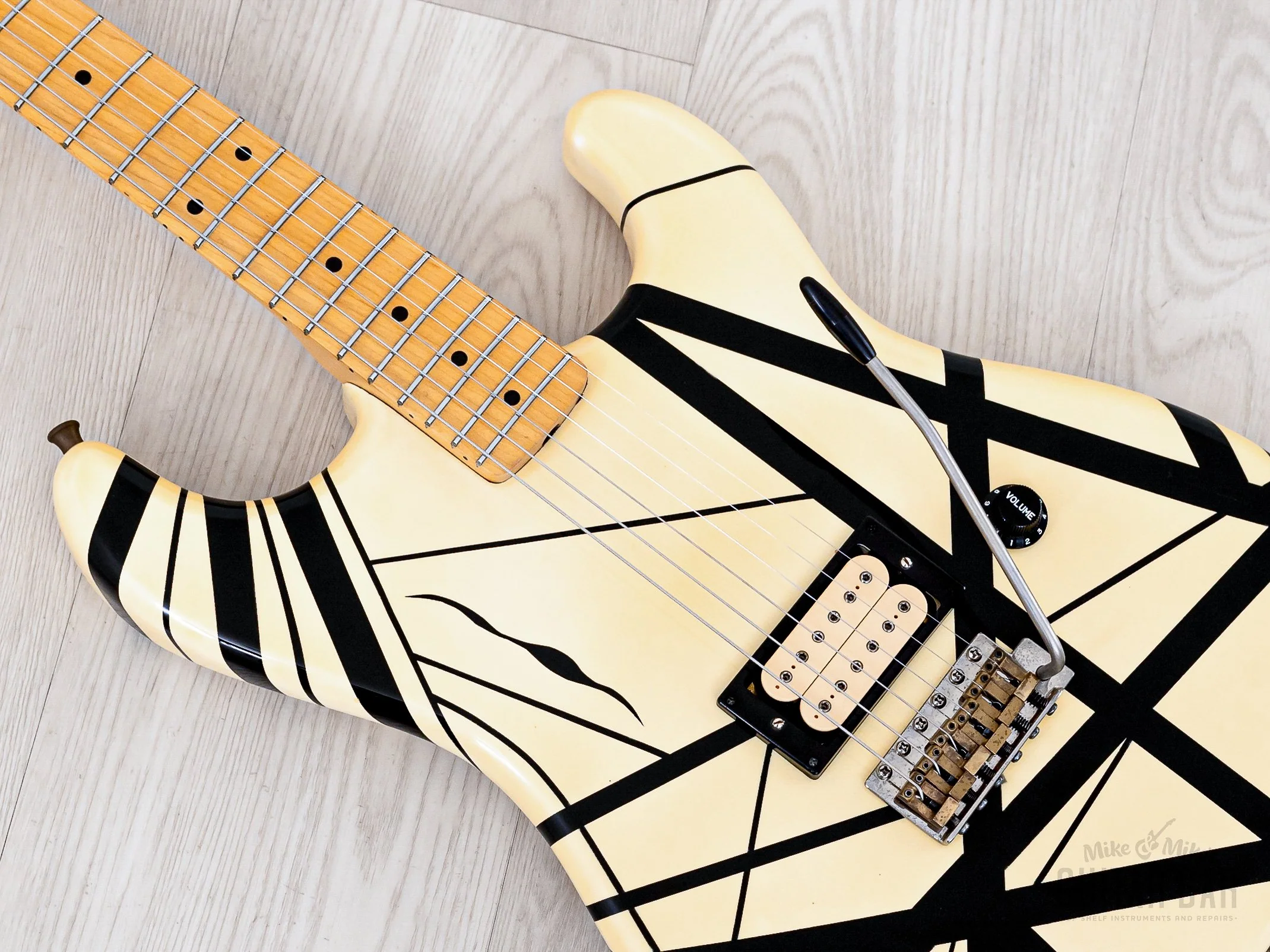 ESP Custom Shop “Kohji” Superstrat Striped EVH-Style Eruption w/ DiMarzio - Image 7