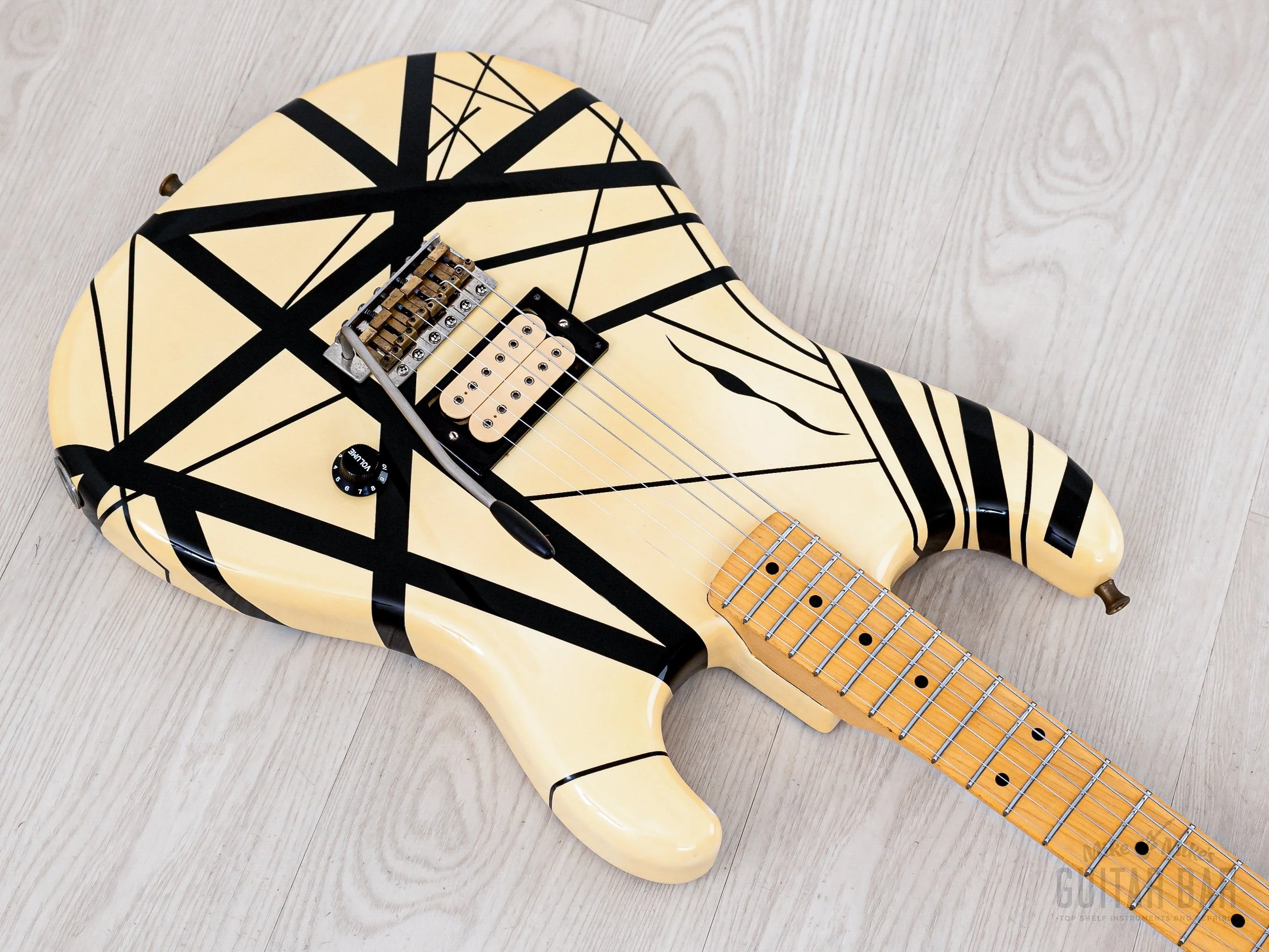 ESP Custom Shop “Kohji” Superstrat Striped EVH-Style Eruption w/ DiMarzio - Image 9