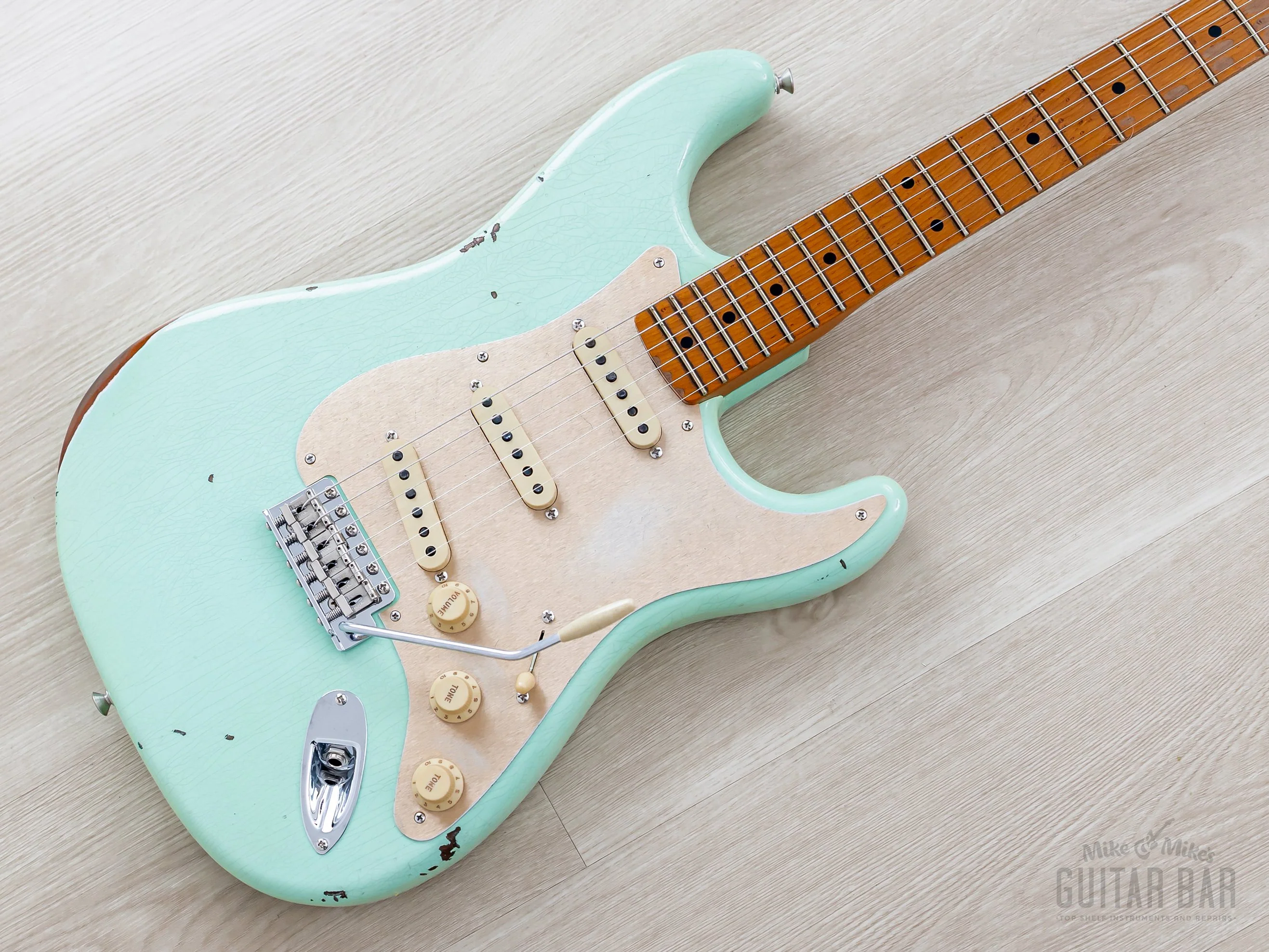 Fender Custom Shop 1956 Stratocaster Roasted Relic Aged Surf Green w/ Fat '60s Pickups