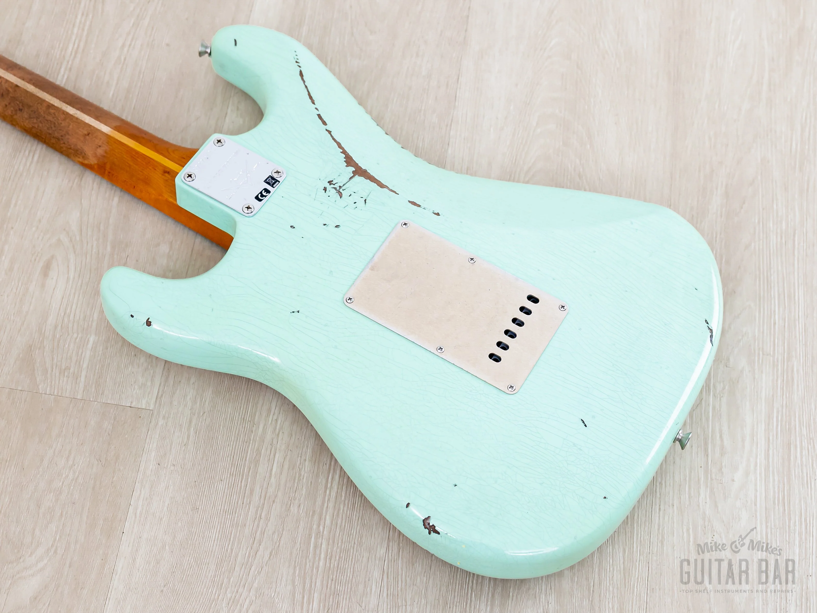 Fender Custom Shop 1956 Stratocaster Roasted Relic Aged Surf Green w/ Fat '60s Pickups - Image 12