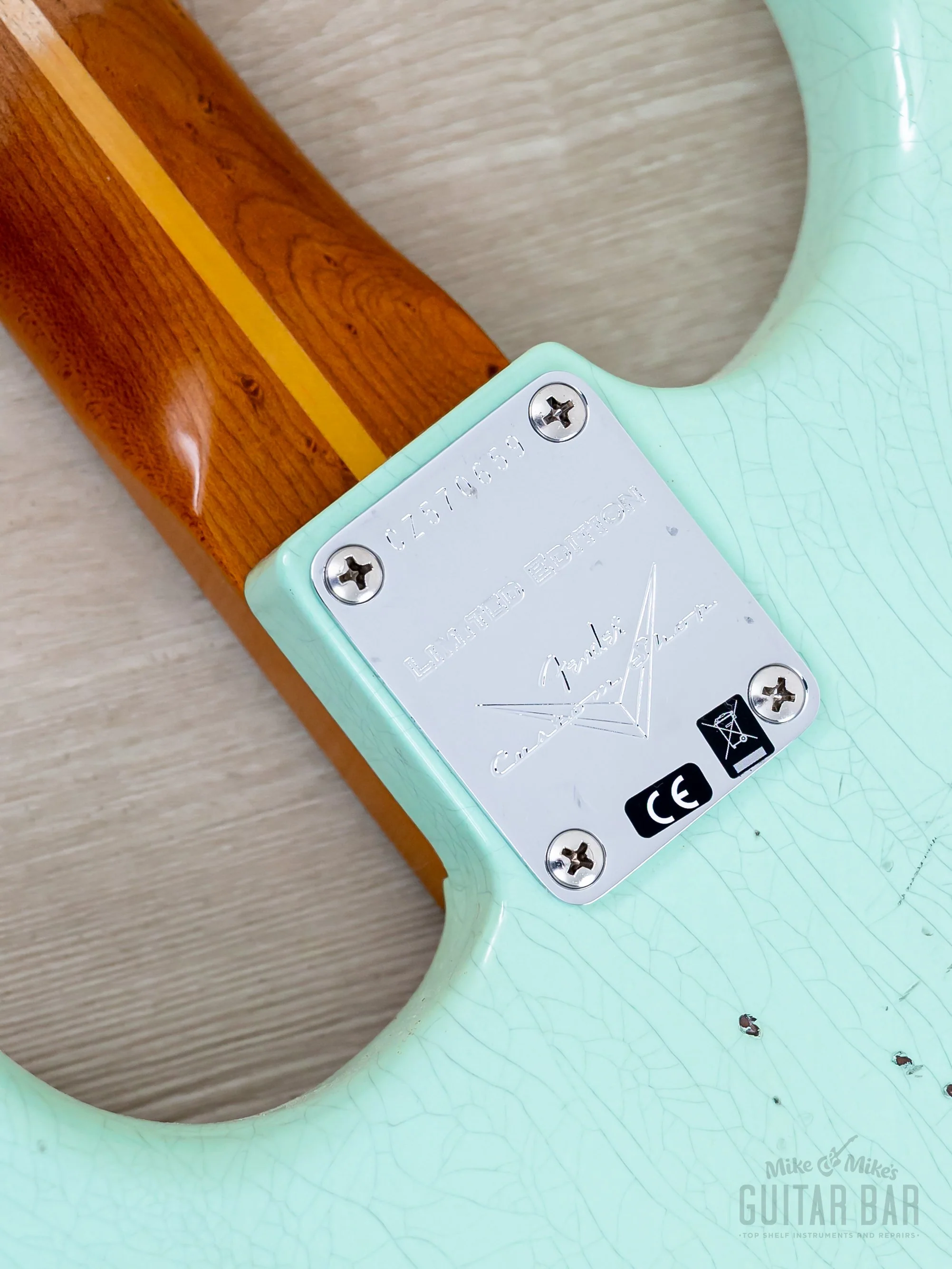 Fender Custom Shop 1956 Stratocaster Roasted Relic Aged Surf Green w/ Fat '60s Pickups - Image 14