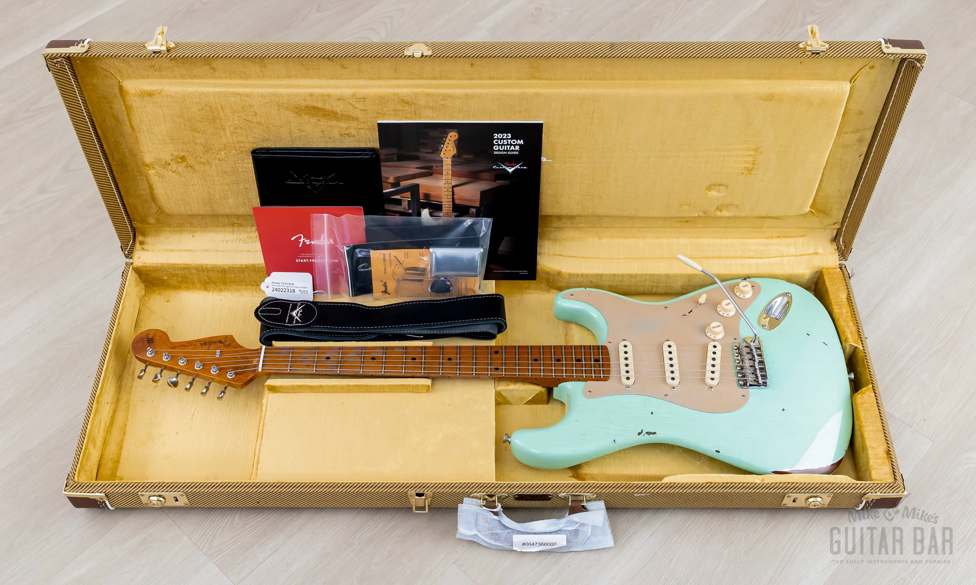Fender Custom Shop 1956 Stratocaster Roasted Relic Aged Surf Green w/ Fat '60s Pickups - Image 18