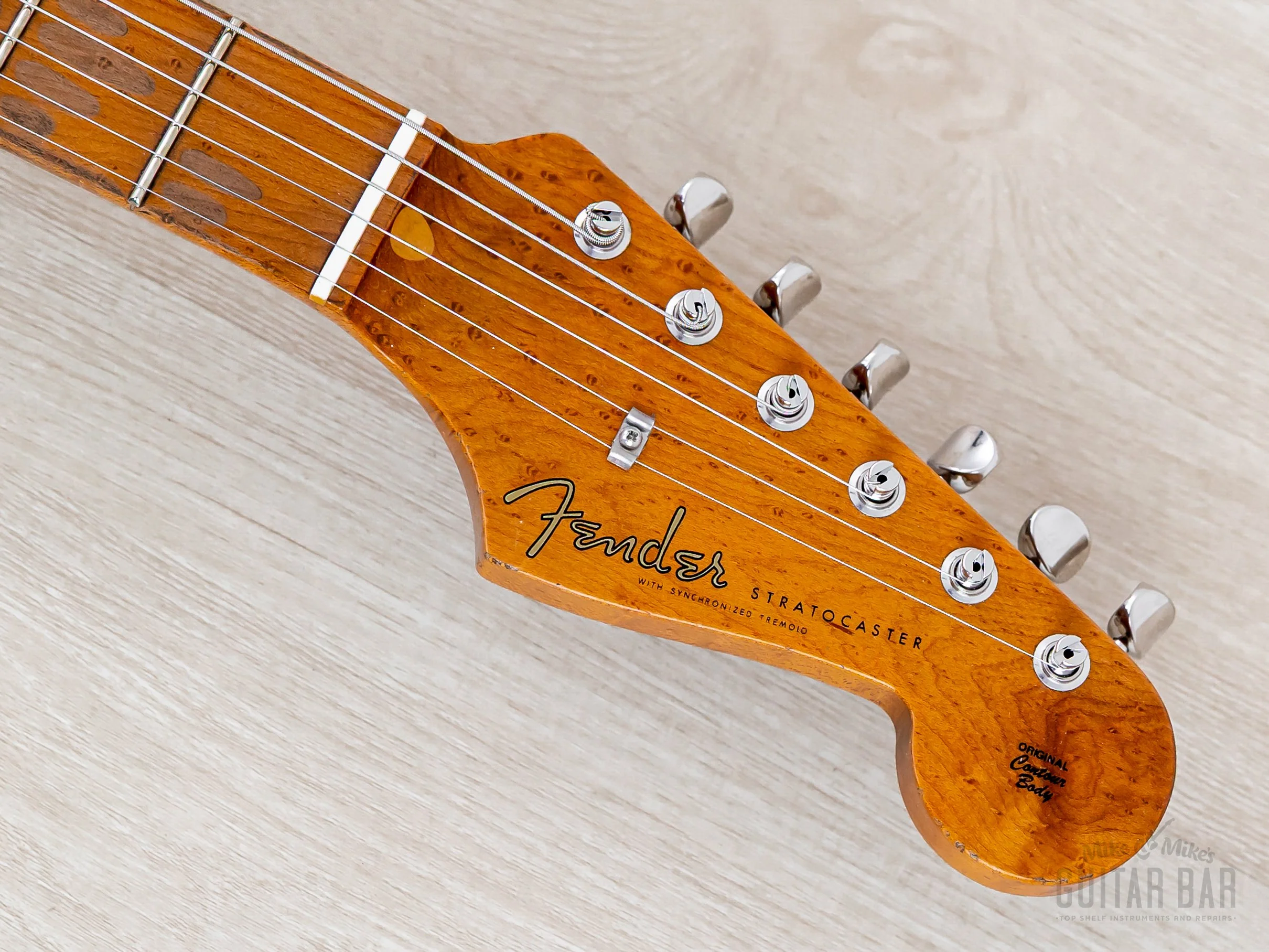 Fender Custom Shop 1956 Stratocaster Roasted Relic Aged Surf Green w/ Fat '60s Pickups - Image 4