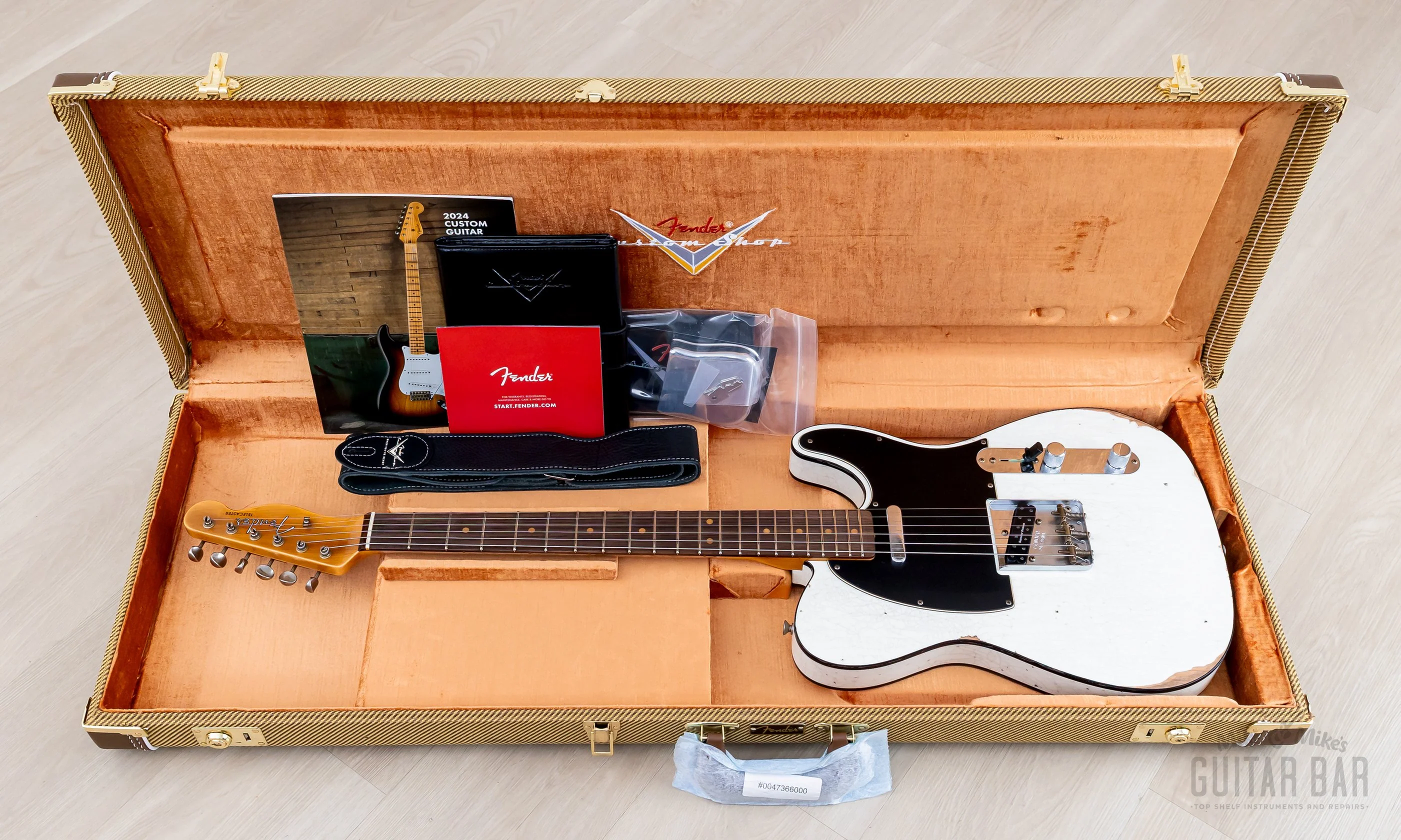 Fender Custom Shop 1963 Telecaster Custom Relic Olympic White w/ Twisted Tele, Seymour Duncan Little '59 - Image 18