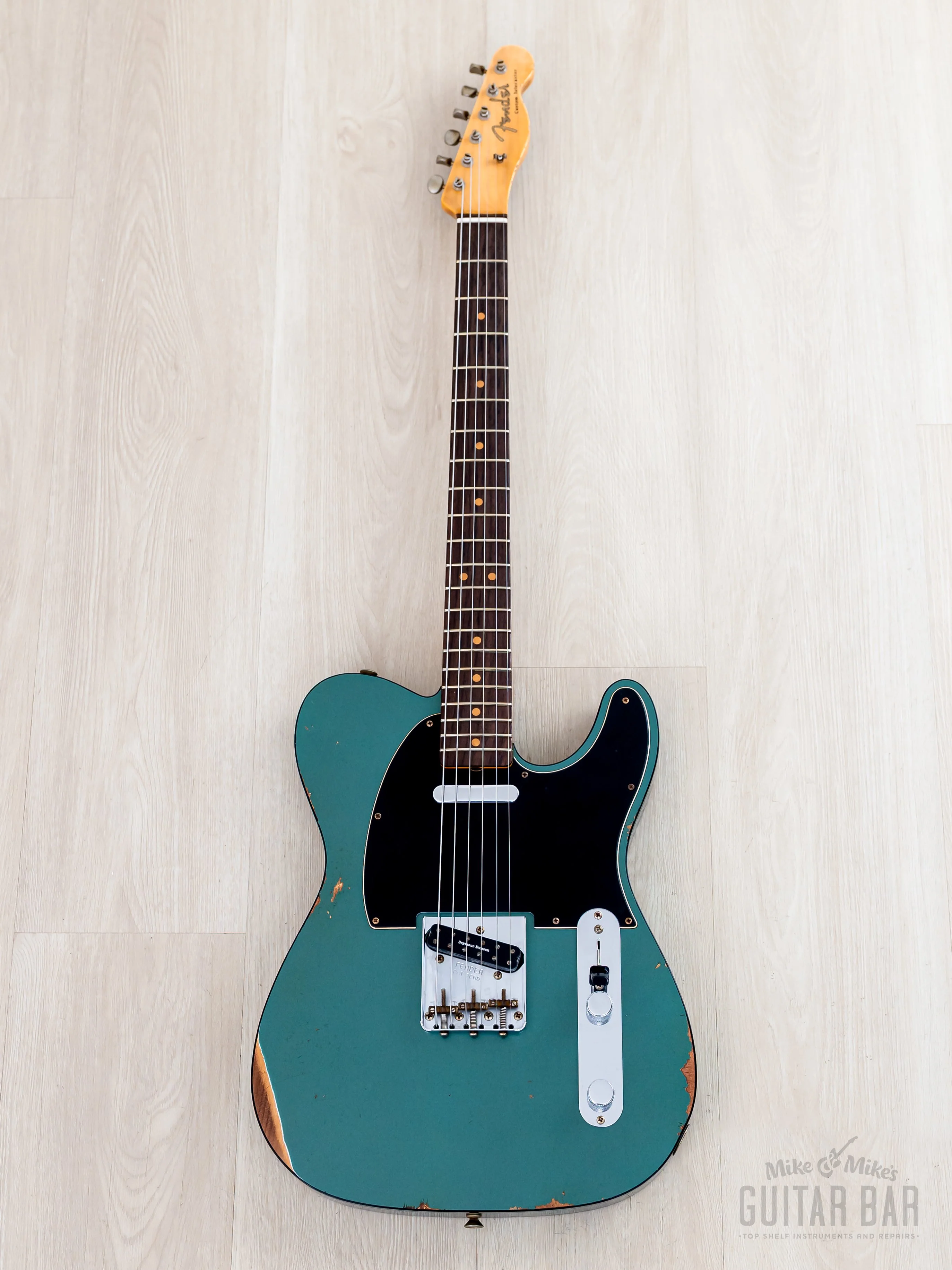 Fender Custom Shop 1963 Telecaster Custom Relic Sherwood Green w/ Twisted Tele, Seymour Duncan Little '5 - Image 2
