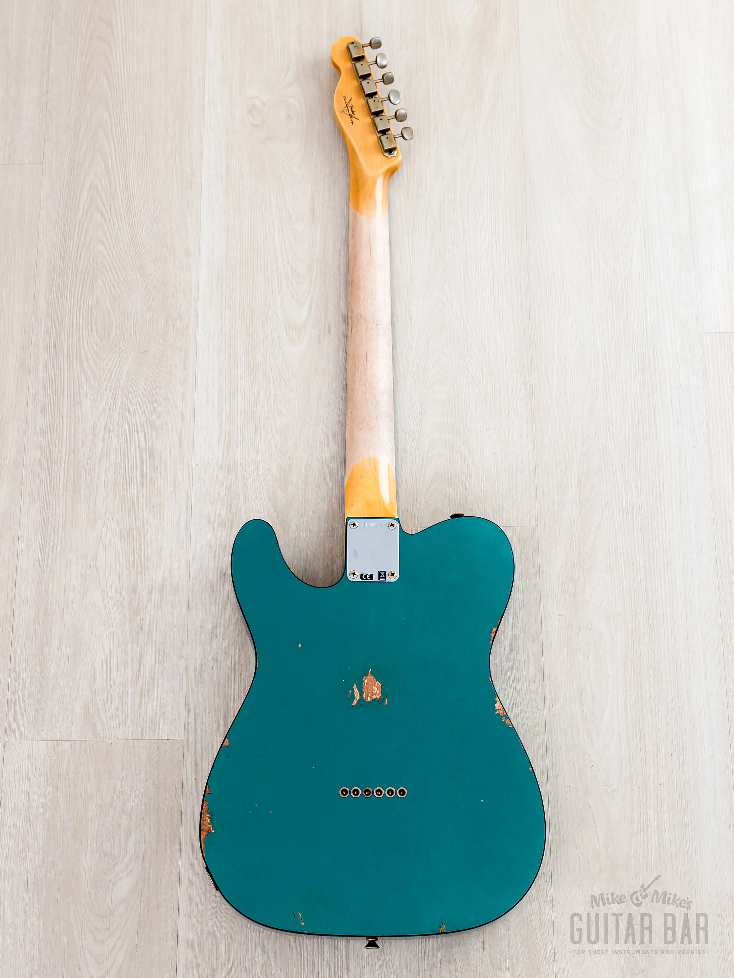 Fender Custom Shop 1963 Telecaster Custom Relic Sherwood Green w/ Twisted Tele, Seymour Duncan Little '5 - Image 3