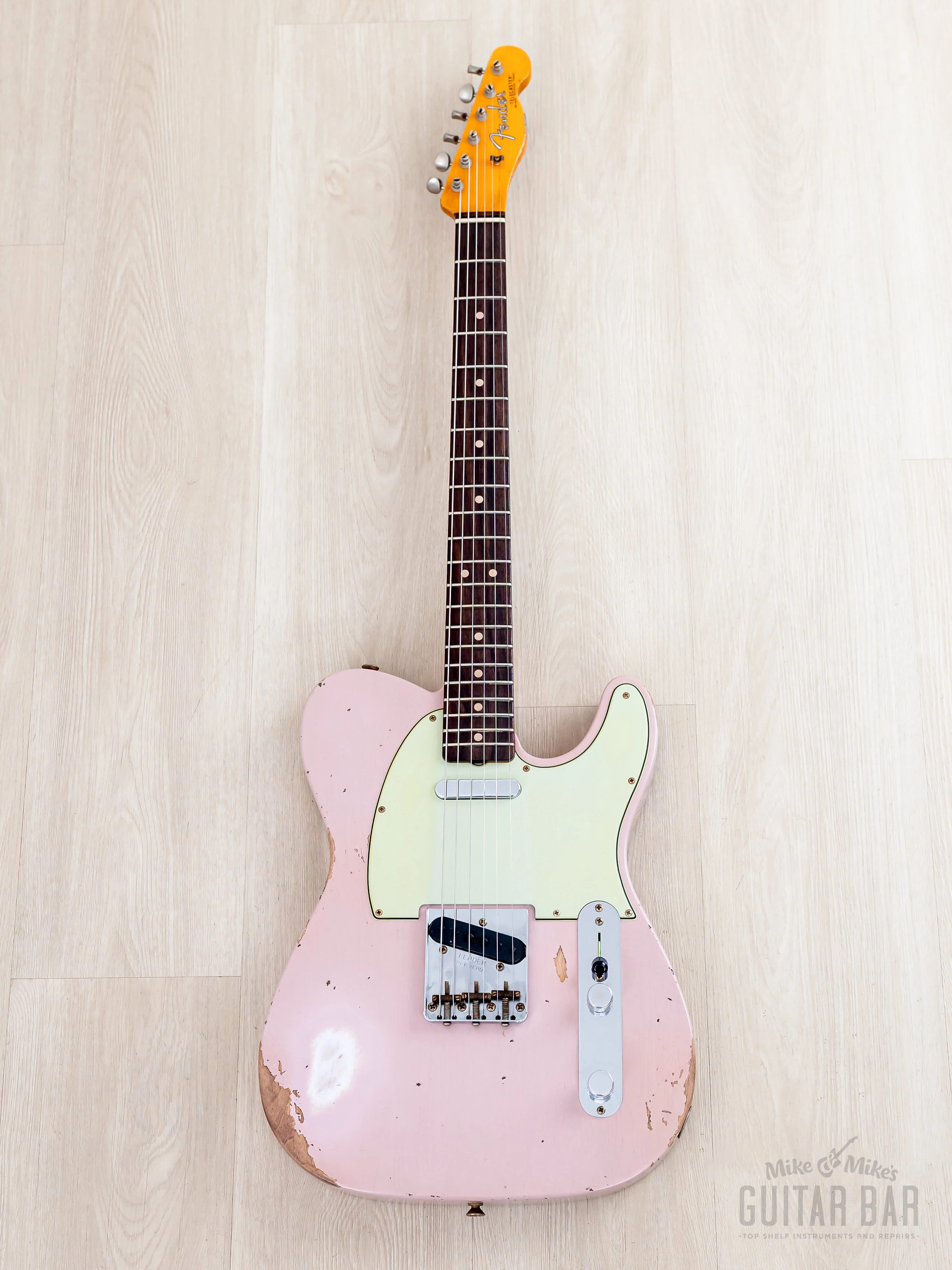 Fender Custom Shop 1963 Telecaster Heavy Relic Dirty Shell Pink, Featherweight - Image 2