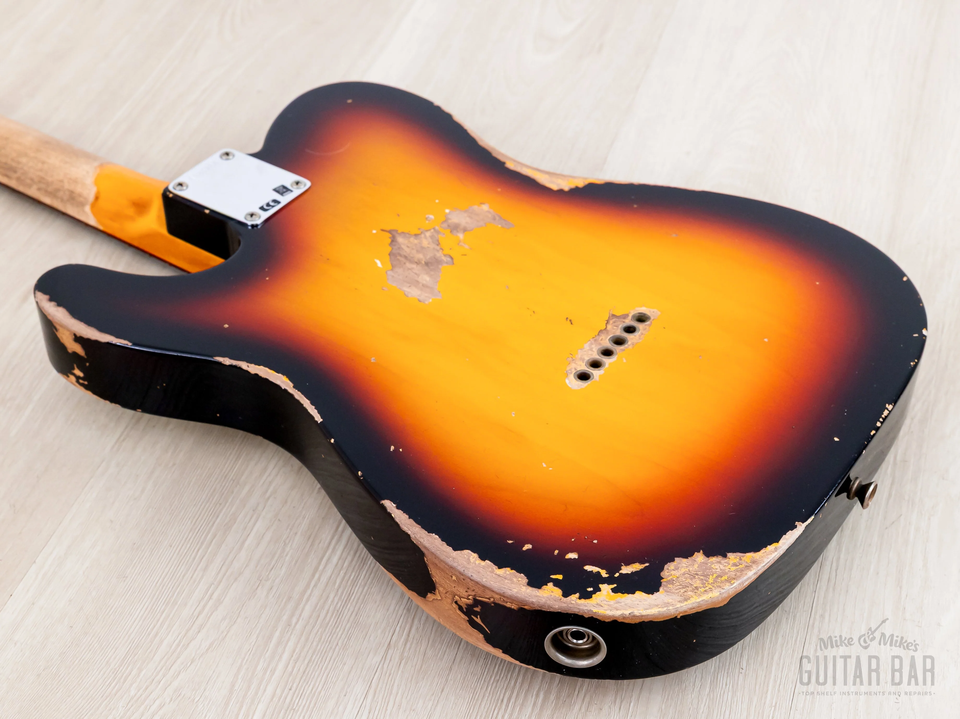 Fender Custom Shop 1963 Telecaster Heavy Relic Sunburst - Image 13