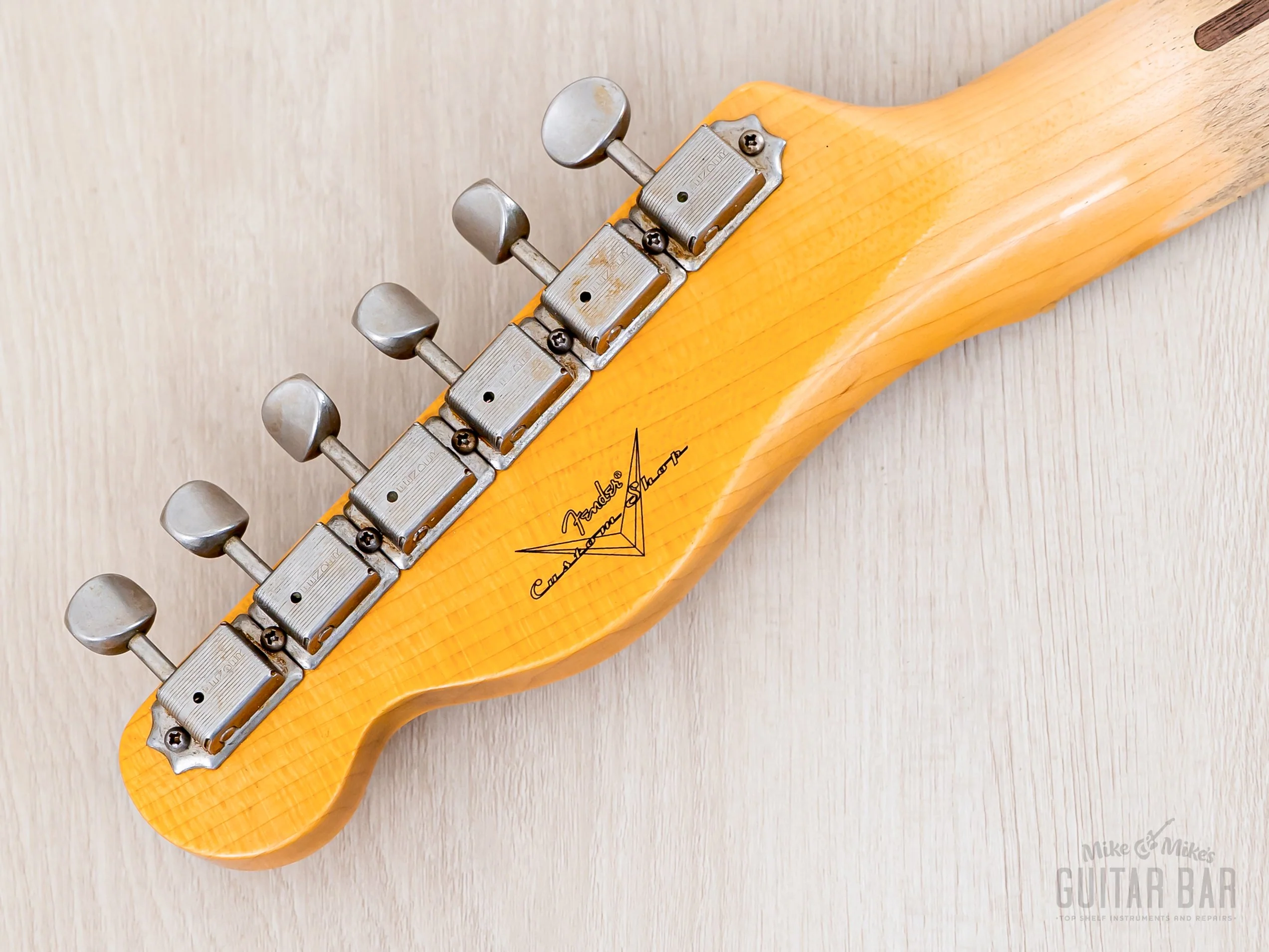 Fender Custom Shop '58 Telecaster Journeyman Relic Sunburst w/ V Neck, Figured Ash Body - Image 5