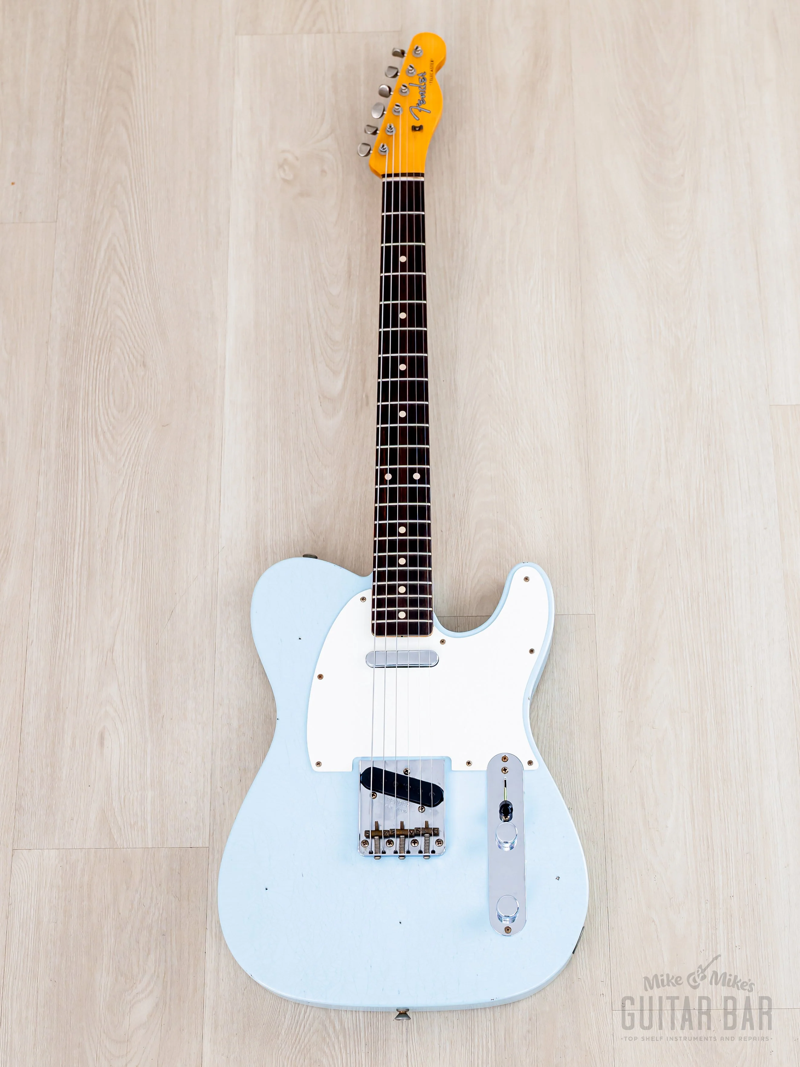 Fender Custom Shop '59 Telecaster Journeyman Relic Sonic Blue - Image 2