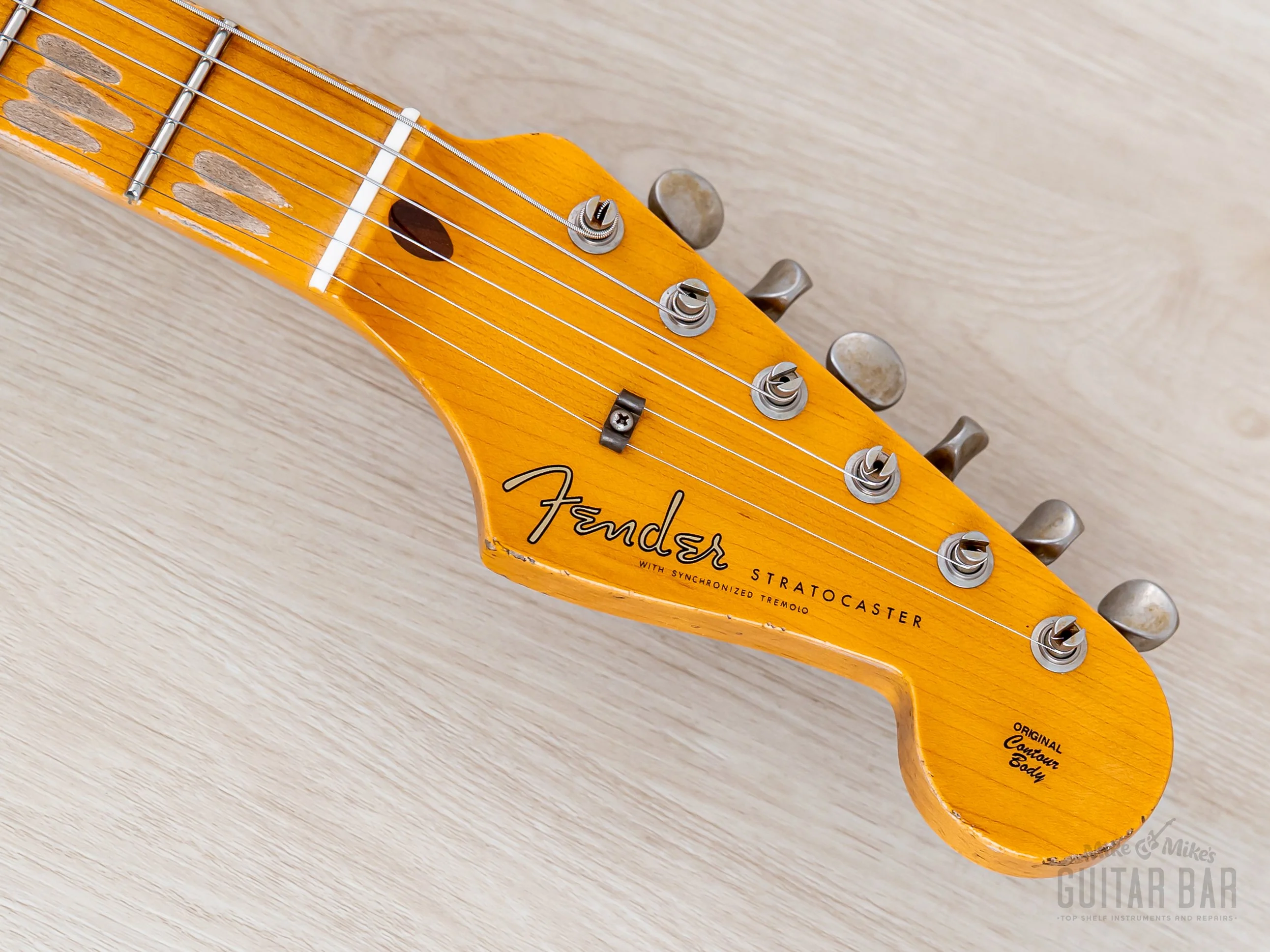 Fender Custom Shop Limited Edition Fat ‘50s Stratocaster Relic Invia Ivory w/ V Neck - Image 4