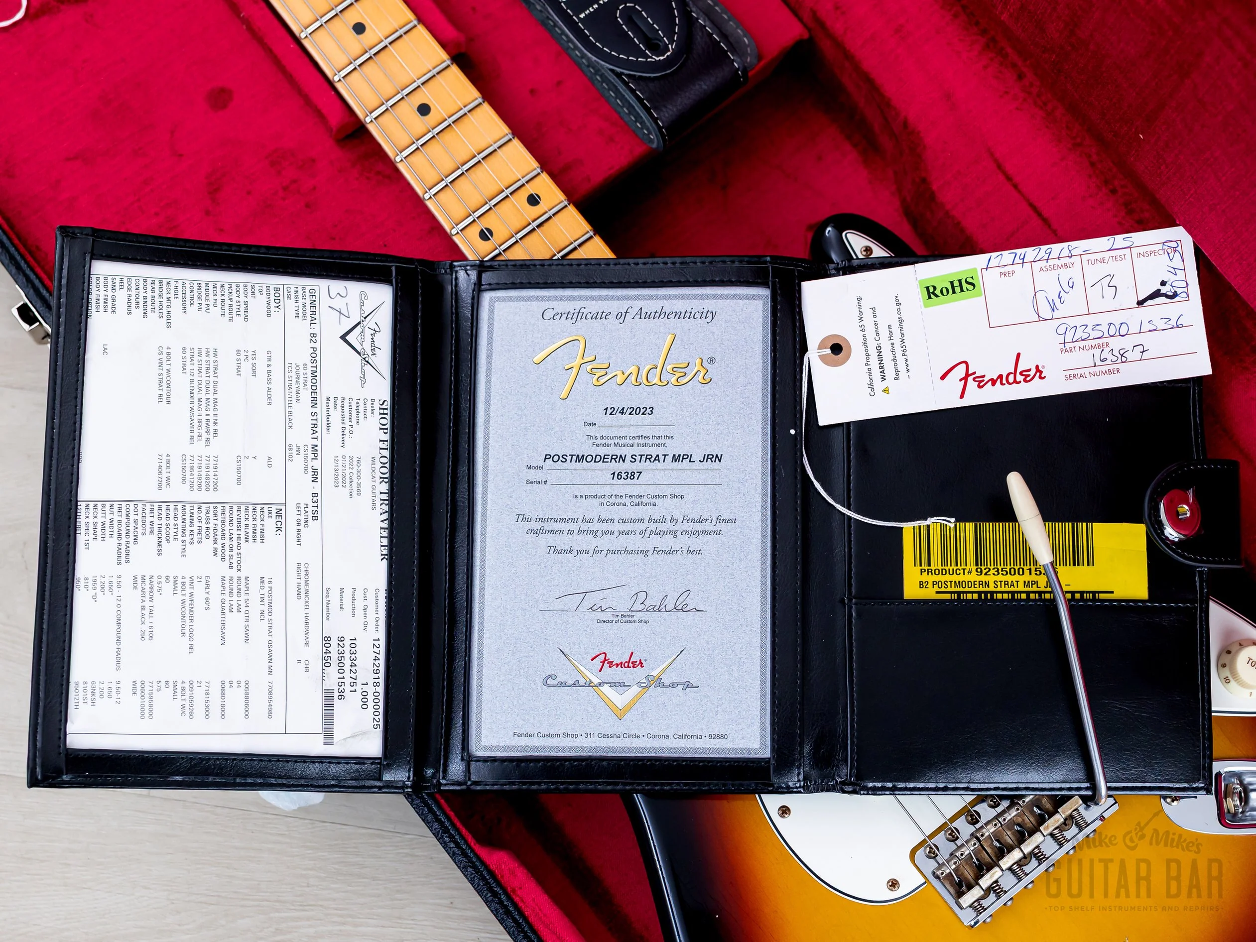 Fender Custom Shop Postmodern Stratocaster Journeyman Relic Bleached Three-Tone Sunburst - Image 14