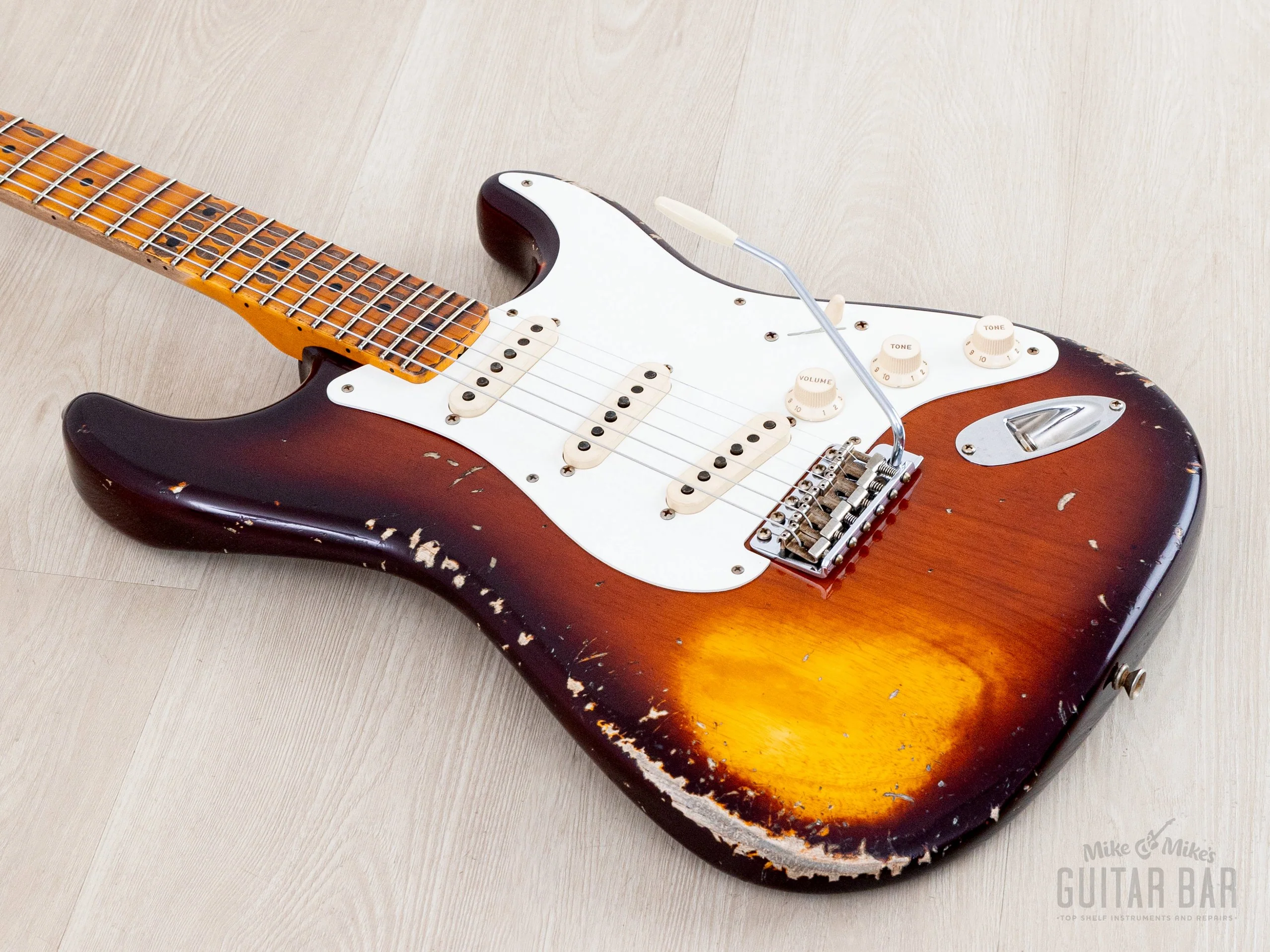 Fender Custom Shop Special Run ‘25 1957 Stratocaster Heavy Relic Violin Burst w/ Case, CoA, Featherweight - Image 10