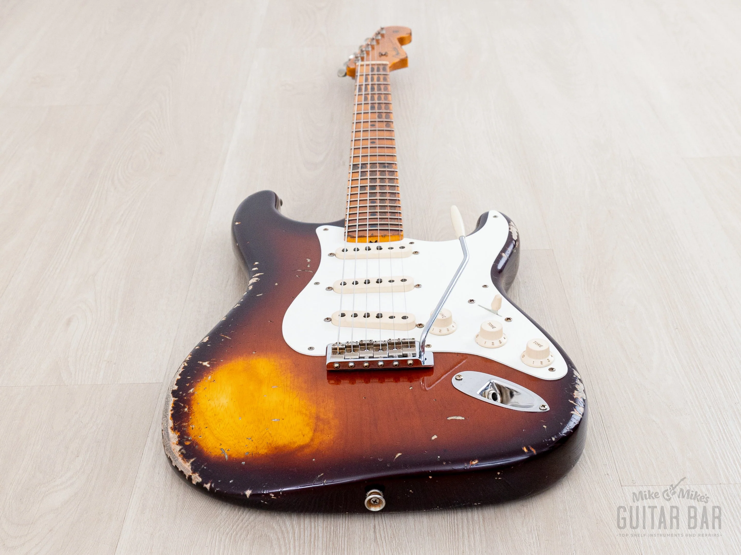 Fender Custom Shop Special Run ‘25 1957 Stratocaster Heavy Relic Violin Burst w/ Case, CoA, Featherweight - Image 11
