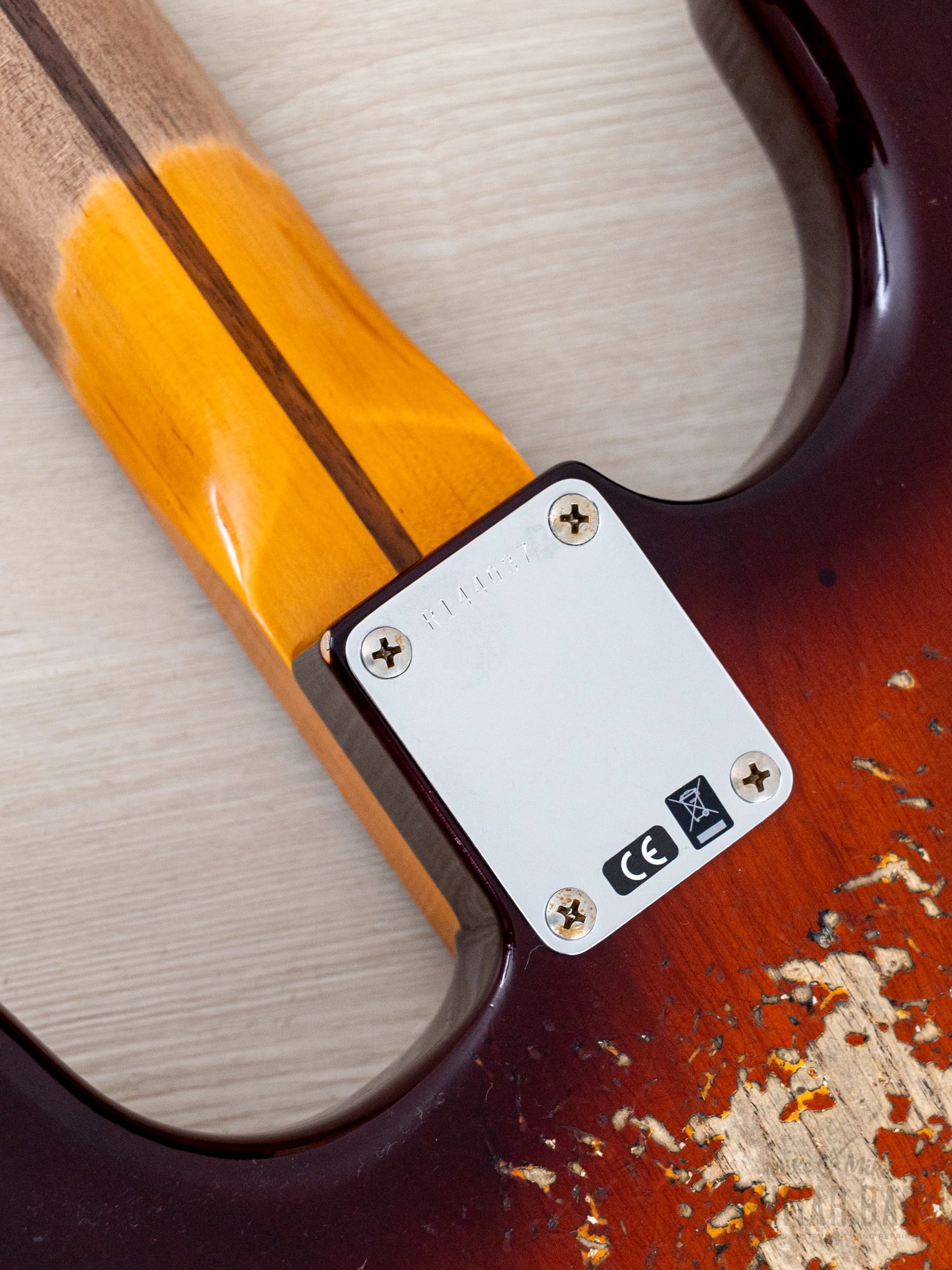 Fender Custom Shop Special Run ‘25 1957 Stratocaster Heavy Relic Violin Burst w/ Case, CoA, Featherweight - Image 16