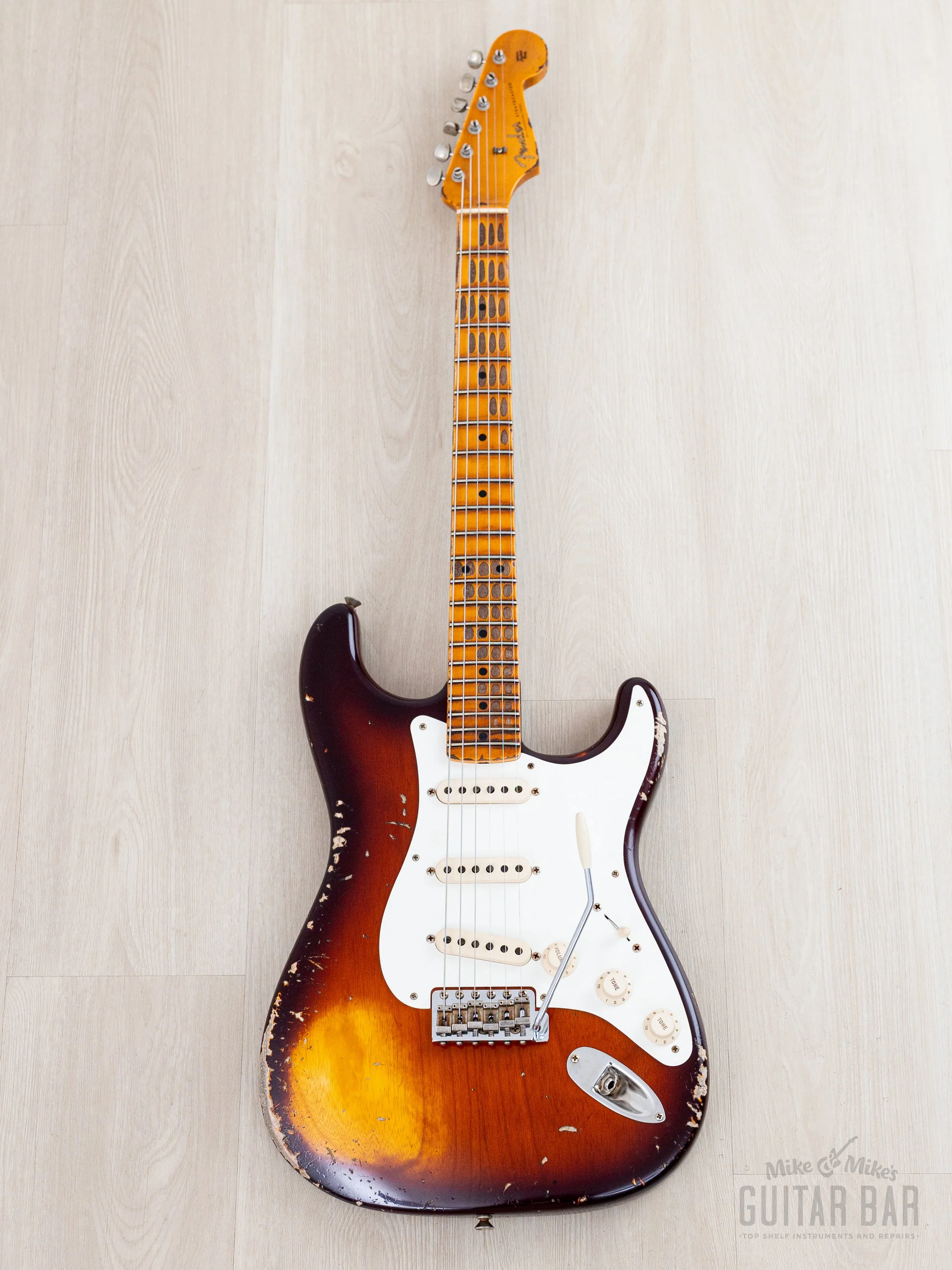 Fender Custom Shop Special Run ‘25 1957 Stratocaster Heavy Relic Violin Burst w/ Case, CoA, Featherweight - Image 2