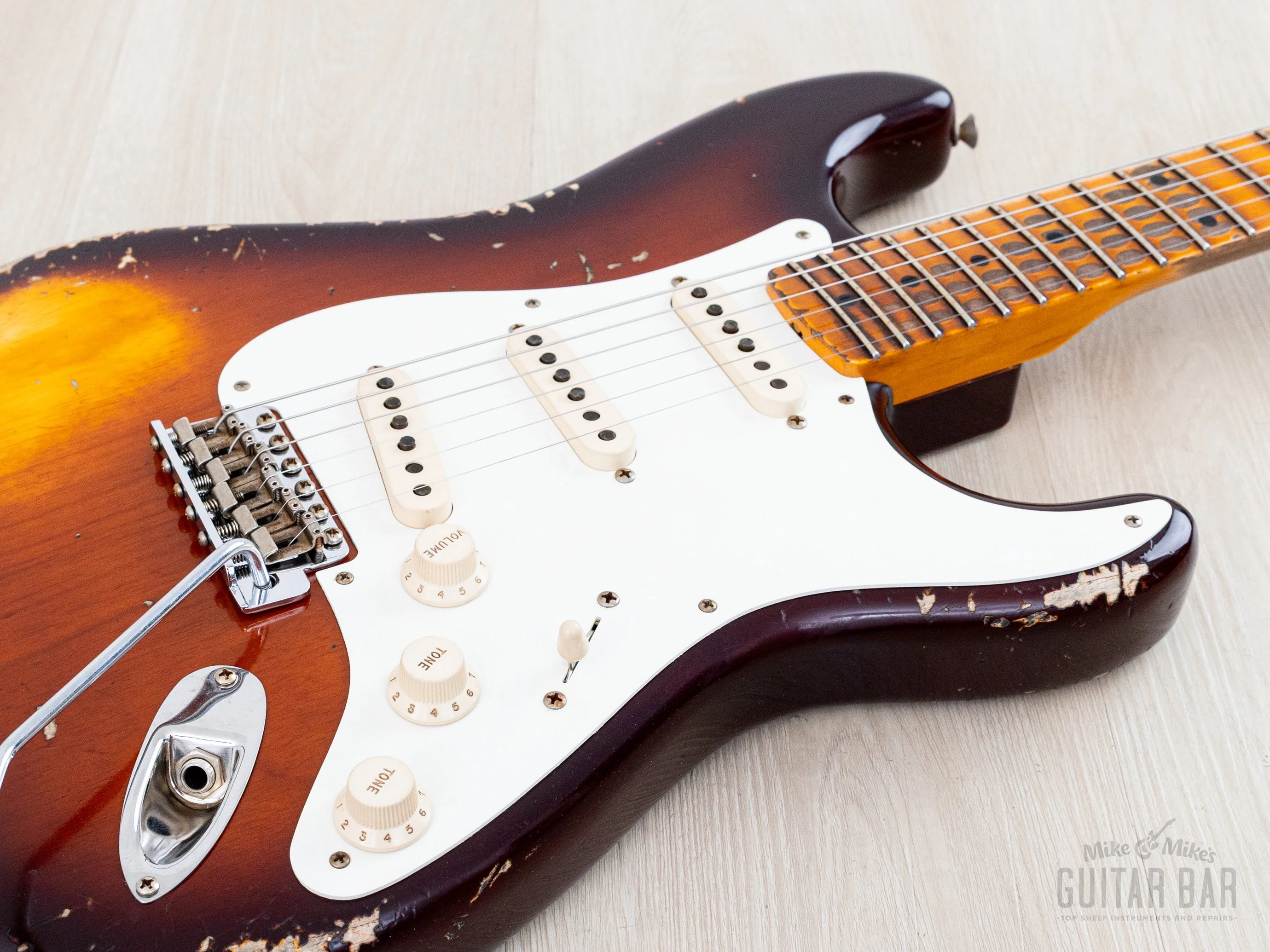 Fender Custom Shop Special Run ‘25 1957 Stratocaster Heavy Relic Violin Burst w/ Case, CoA, Featherweight - Image 6