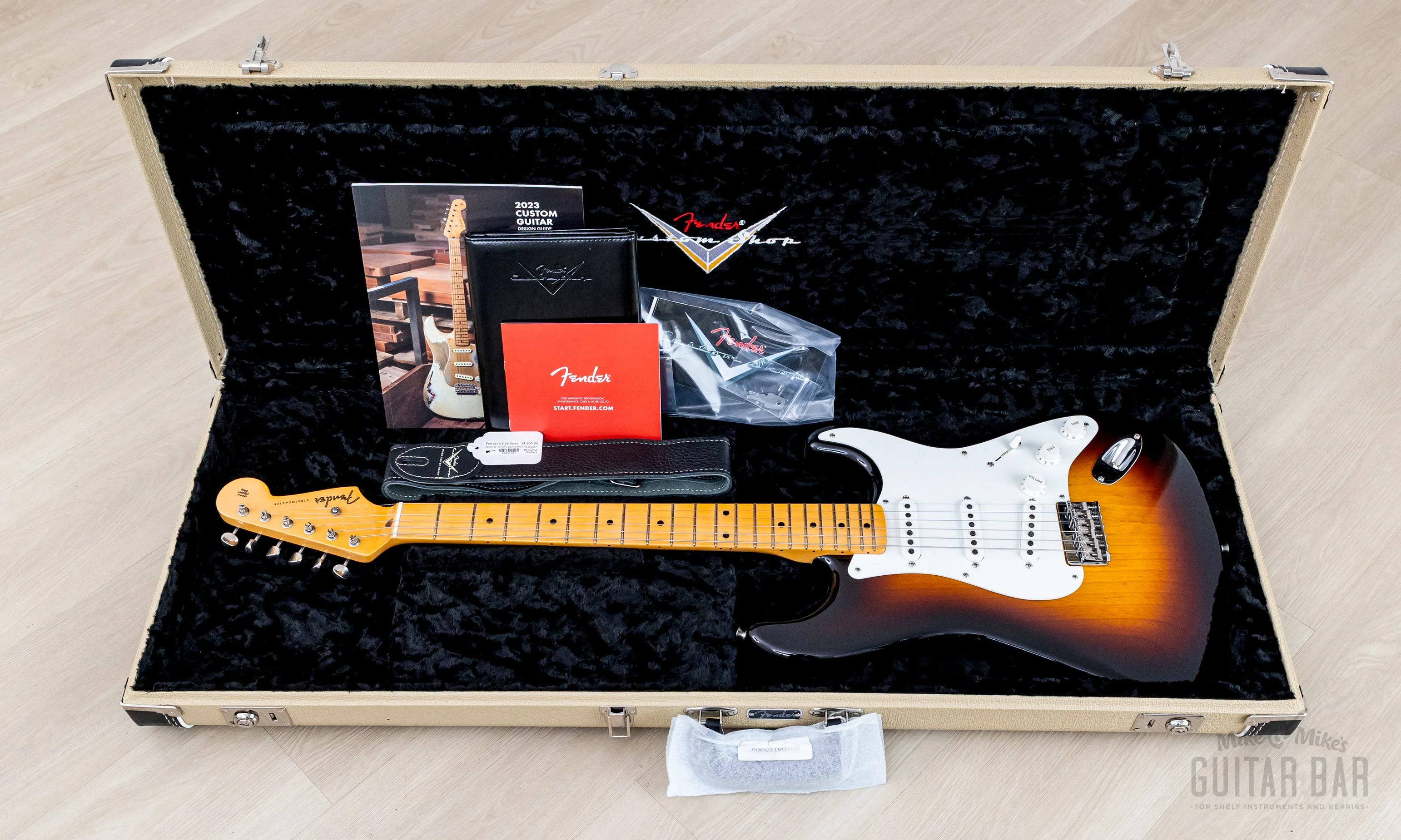 Fender Custom Shop Vintage Custom ‘55 Hardtail Stratocaster Time Capsule Package Sunburst, Featherweight - Image 16