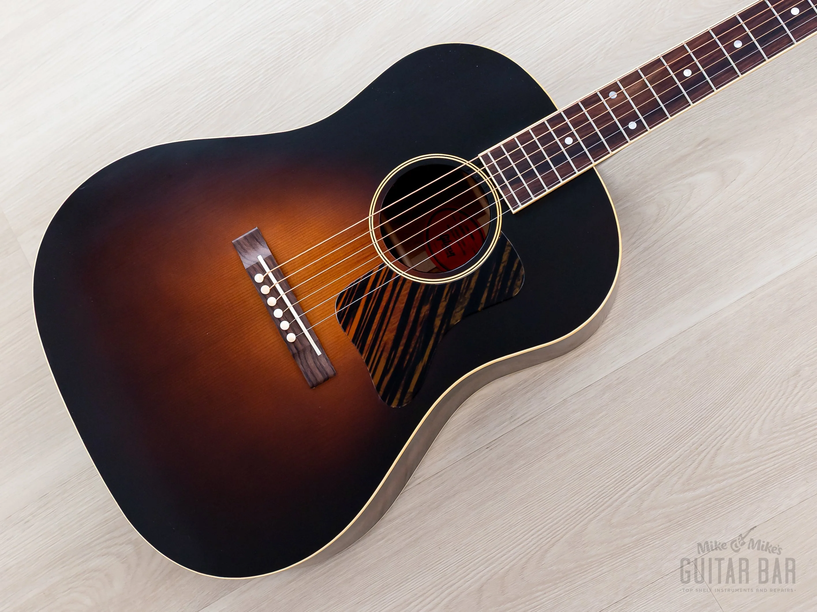 Gibson Custom Historic 1934 Jumbo Reissue, Adirondack Red Spruce, VOS Vintage Sunburst