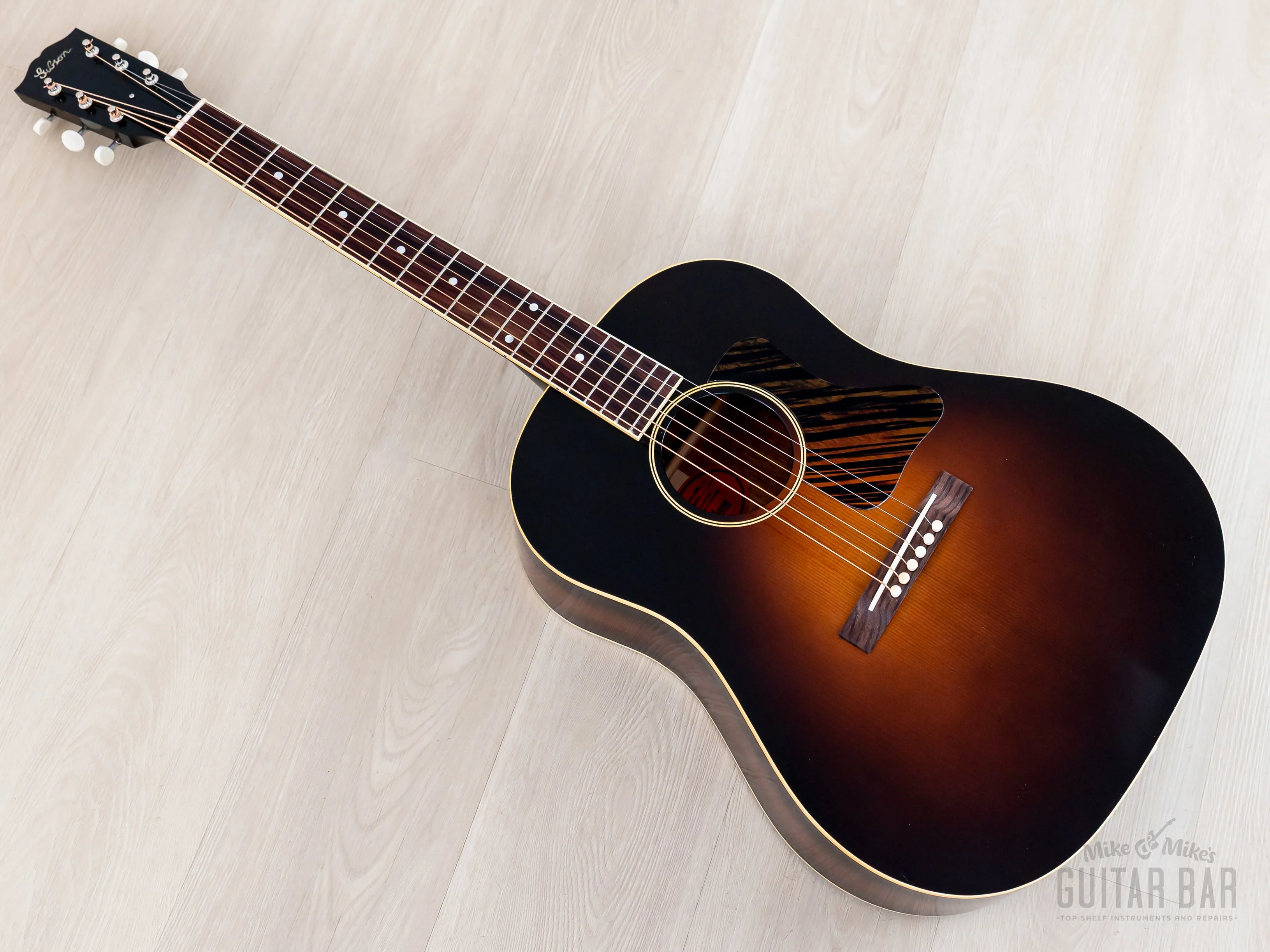 Gibson Custom Historic 1934 Jumbo Reissue, Adirondack Red Spruce, VOS Vintage Sunburst - Image 14