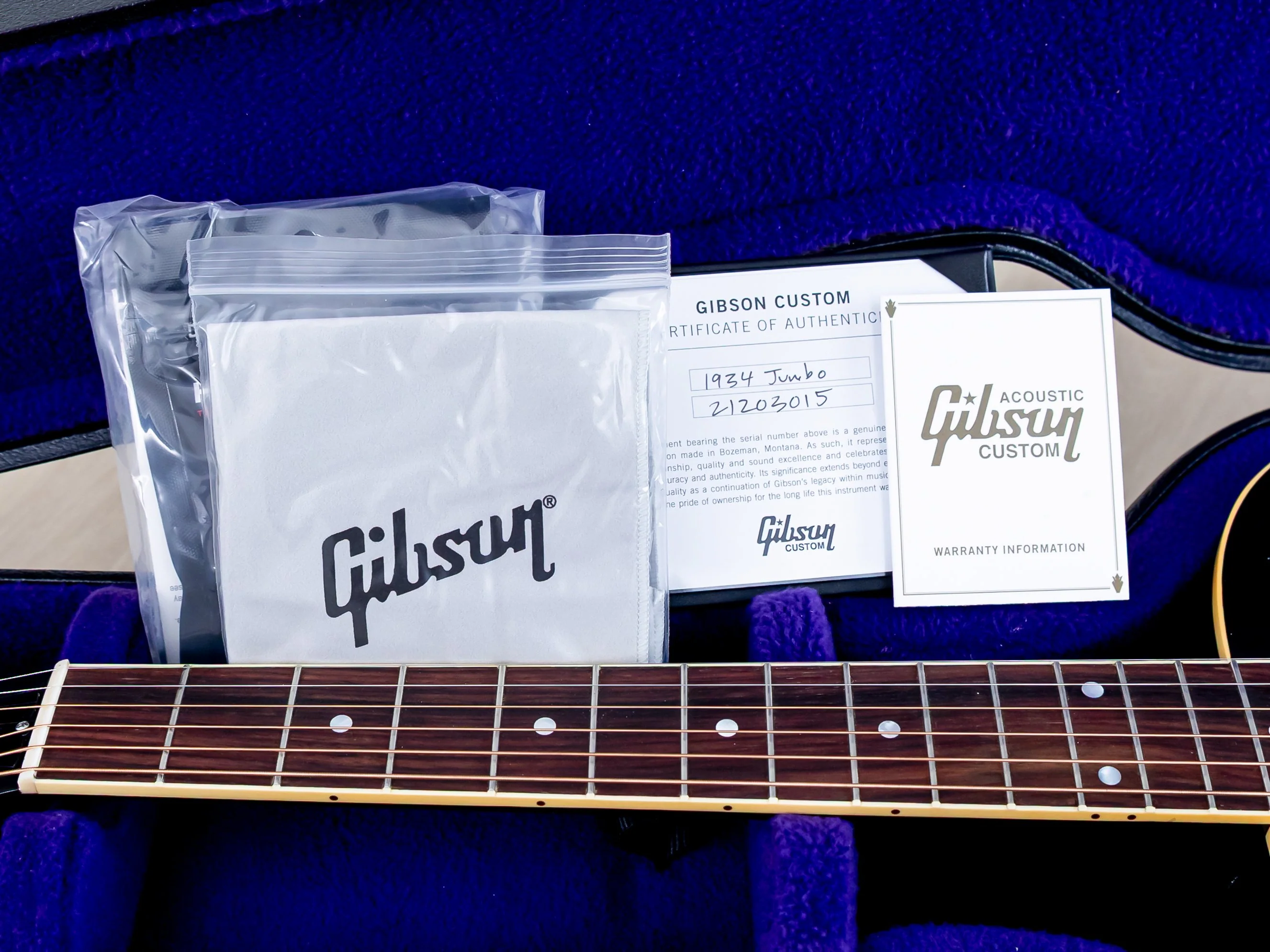 Gibson Custom Historic 1934 Jumbo Reissue, Adirondack Red Spruce, VOS Vintage Sunburst - Image 20