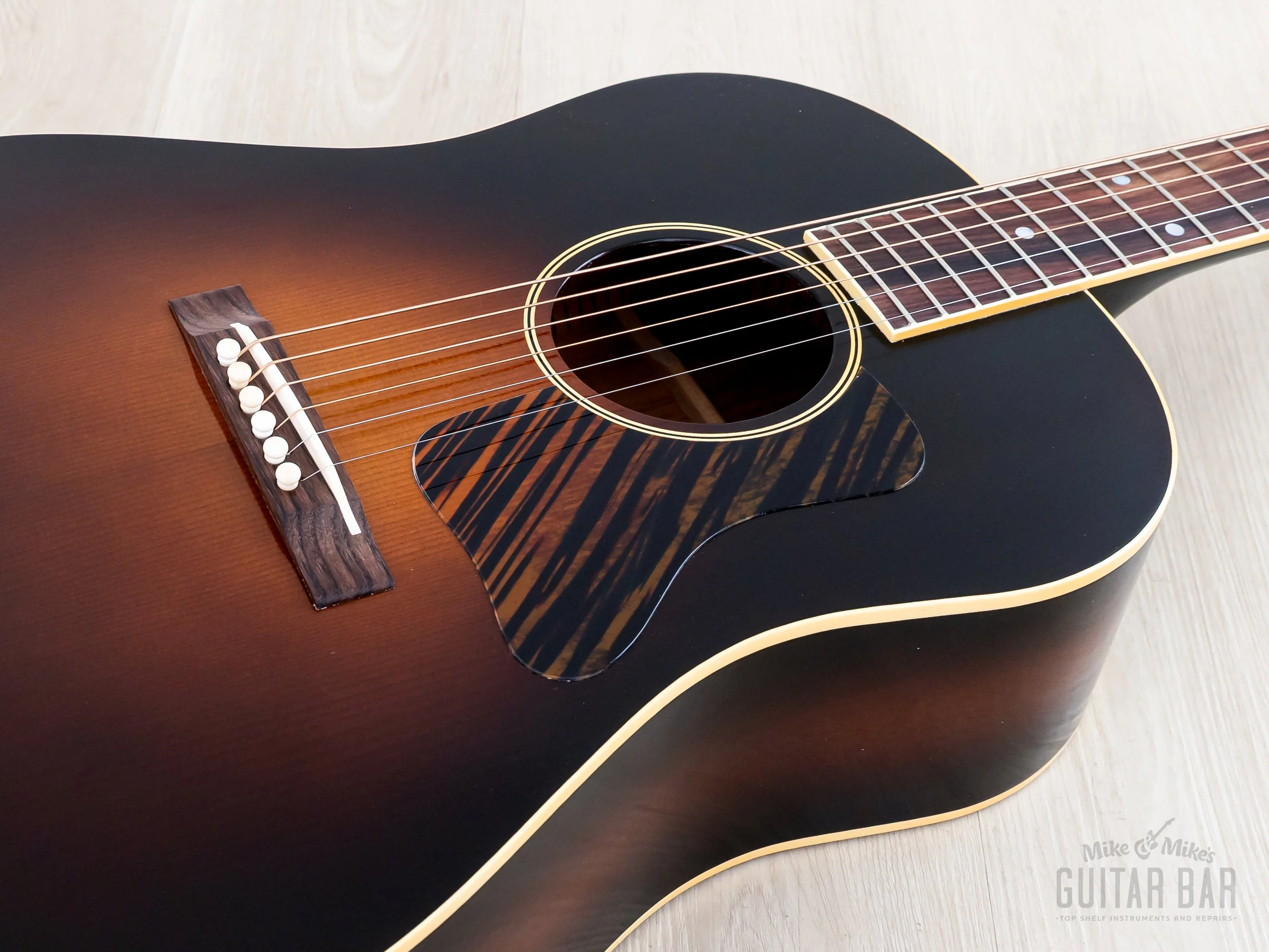 Gibson Custom Historic 1934 Jumbo Reissue, Adirondack Red Spruce, VOS Vintage Sunburst - Image 8