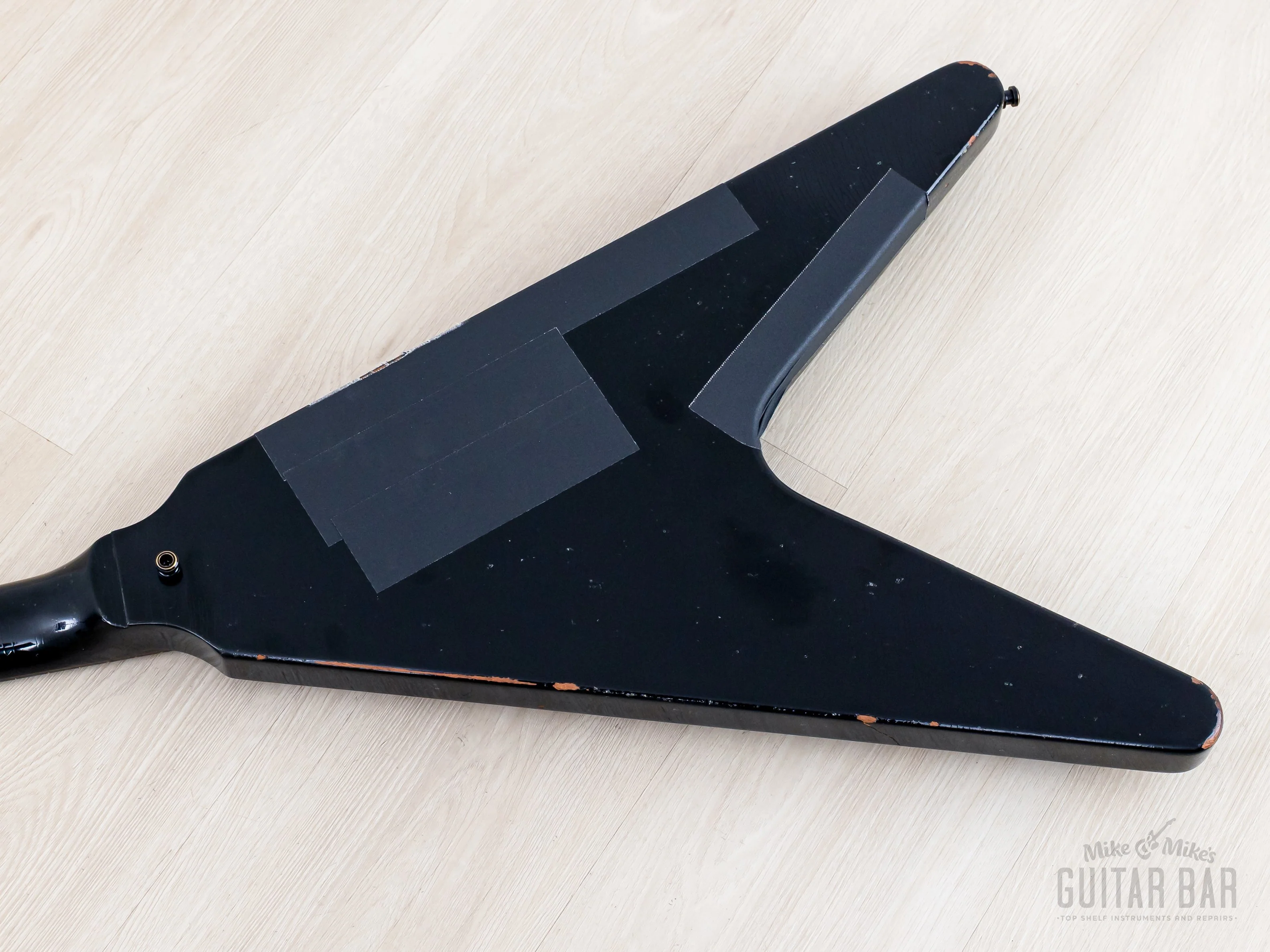Gibson Custom Shop Kirk Hammett 1979 Flying V Murphy Lab Aged Ebony - Image 12