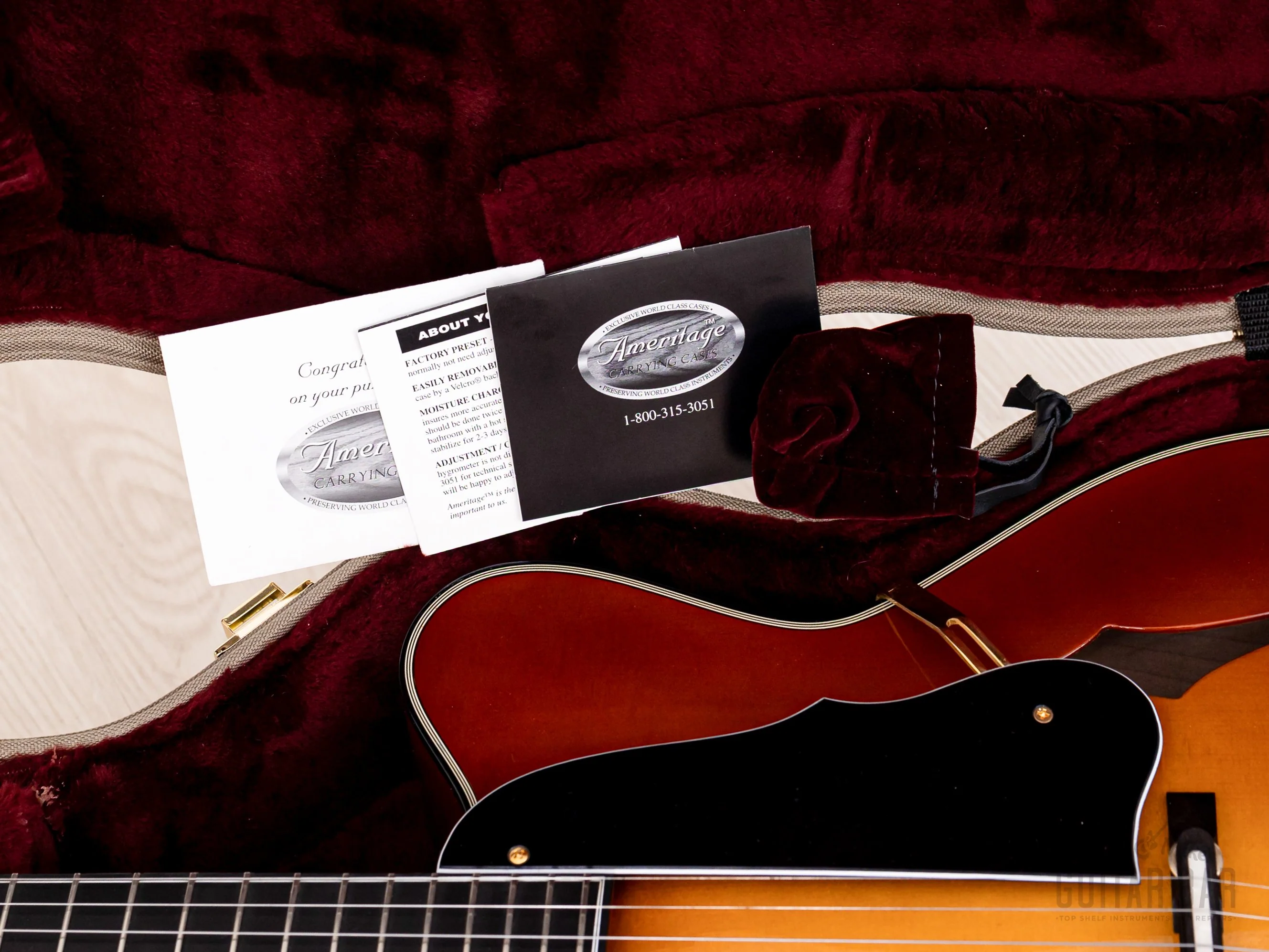 Harvey Leach Cutaway Acoustic Archtop 18" Carved Top, Spruce & Tiger Maple w/ Case - Image 18