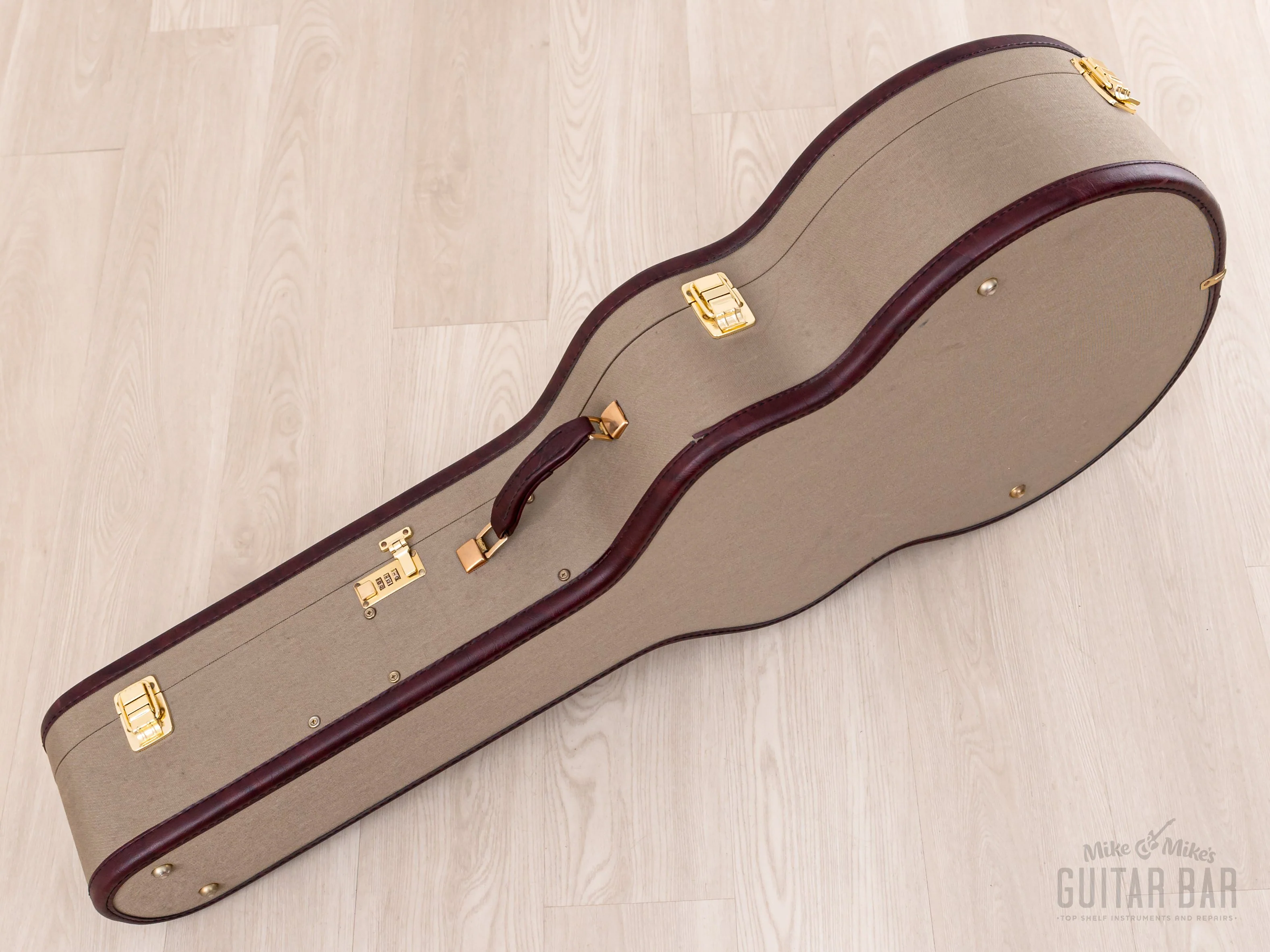 Harvey Leach Cutaway Acoustic Archtop 18" Carved Top, Spruce & Tiger Maple w/ Case - Image 21