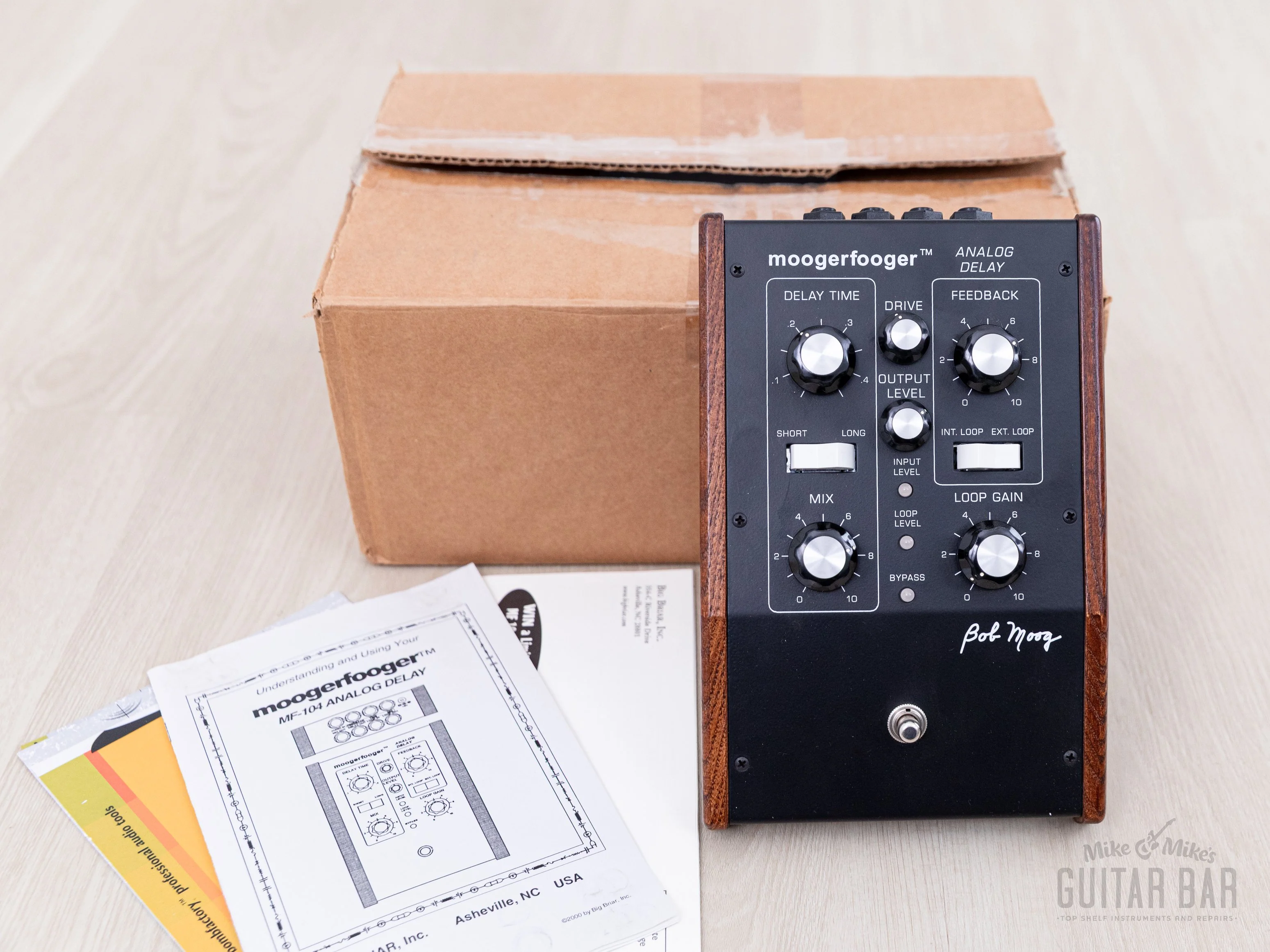 Moog Moogerfooger MF-104 Analog Delay, Mint w/ Box, Paperwork & Power Supply, Big Briar