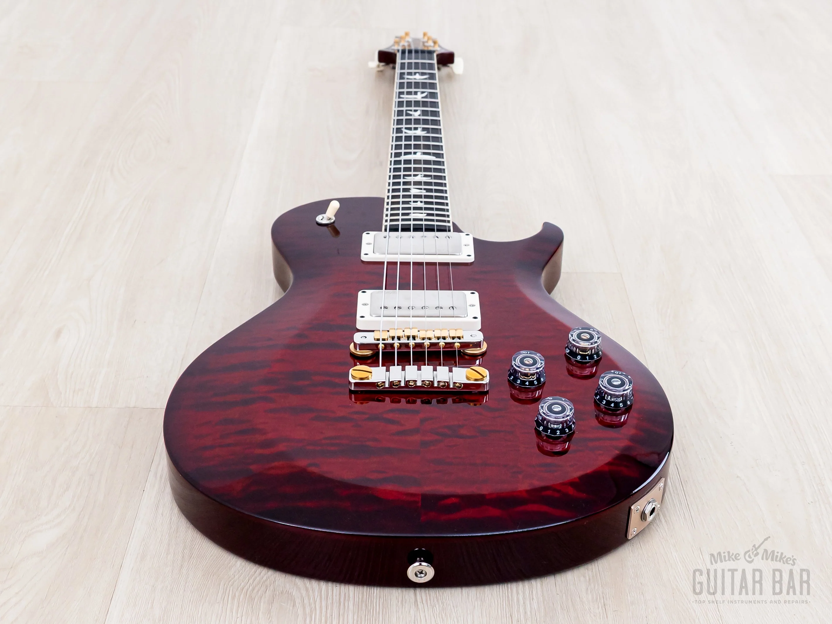 Paul Reed Smith S2 Wood Library McCarty 594 Singlecut Fire Red Burst w/ Ebony Board - Image 10