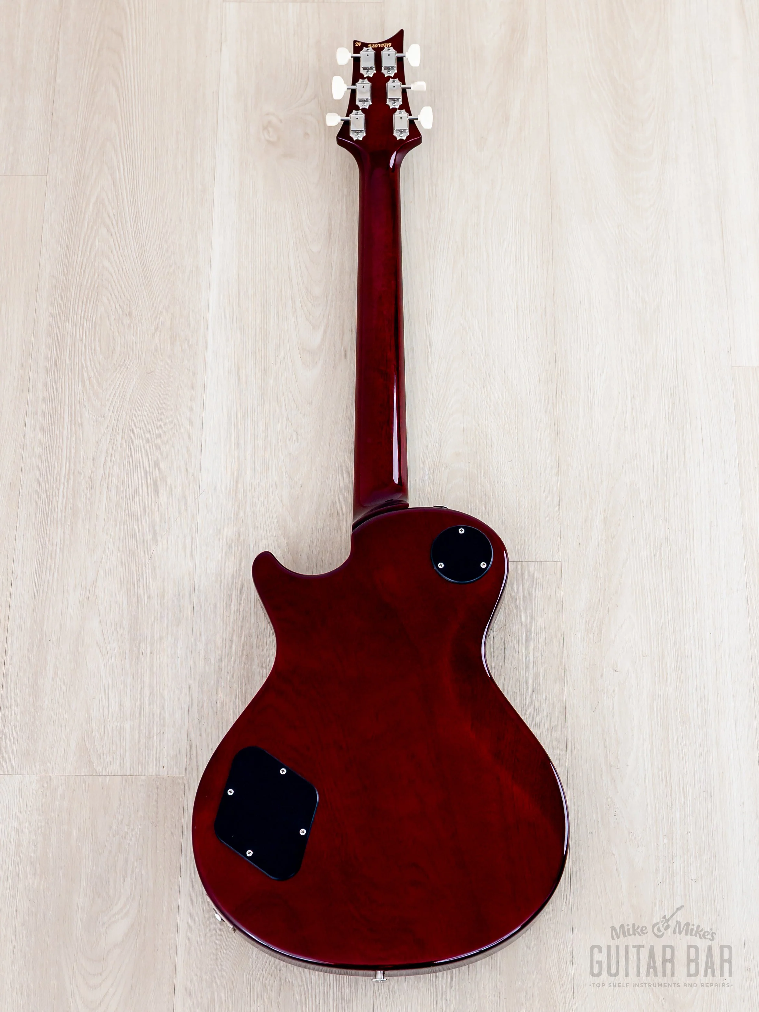 Paul Reed Smith S2 Wood Library McCarty 594 Singlecut Fire Red Burst w/ Ebony Board - Image 3