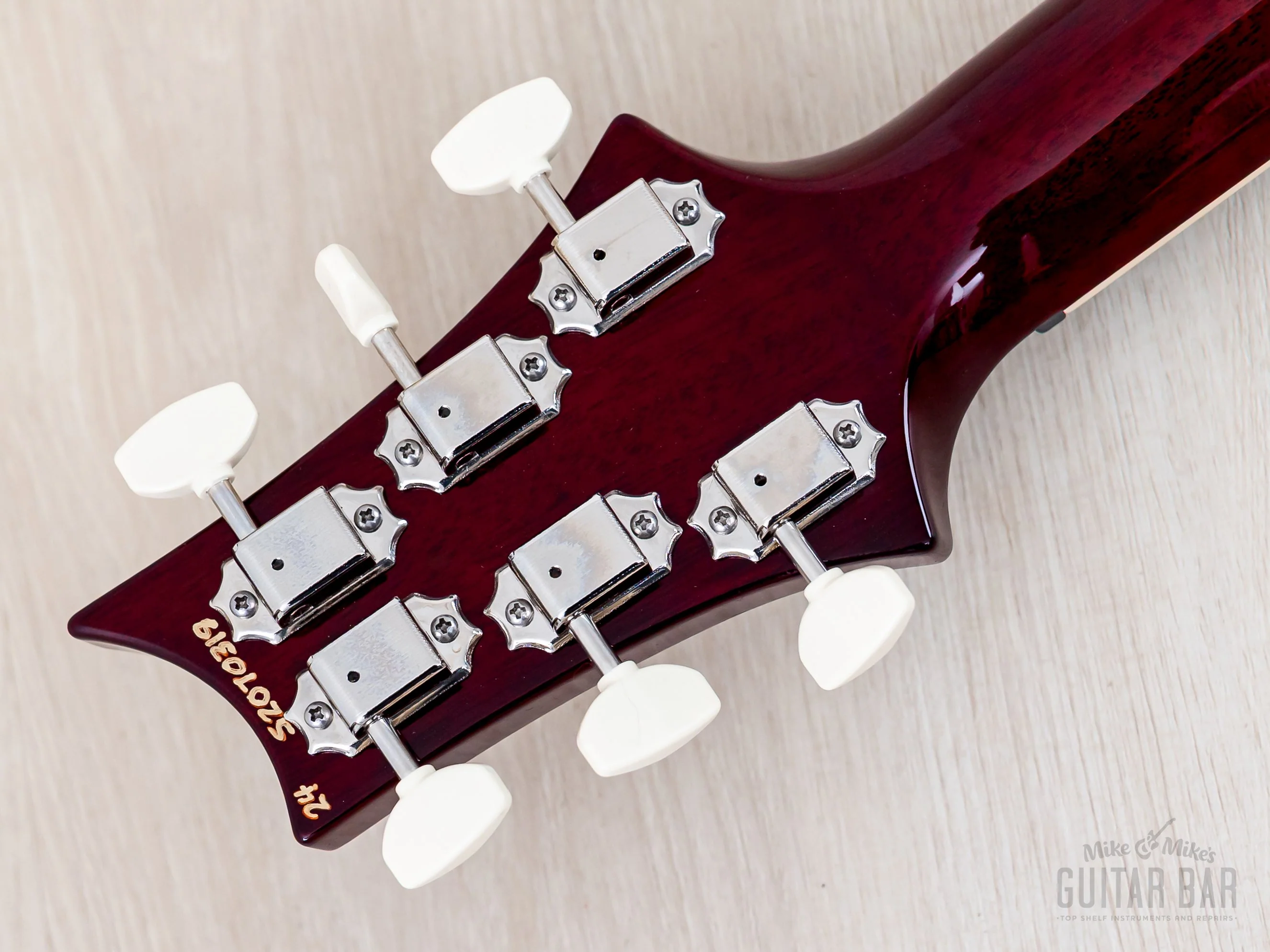 Paul Reed Smith S2 Wood Library McCarty 594 Singlecut Fire Red Burst w/ Ebony Board - Image 5
