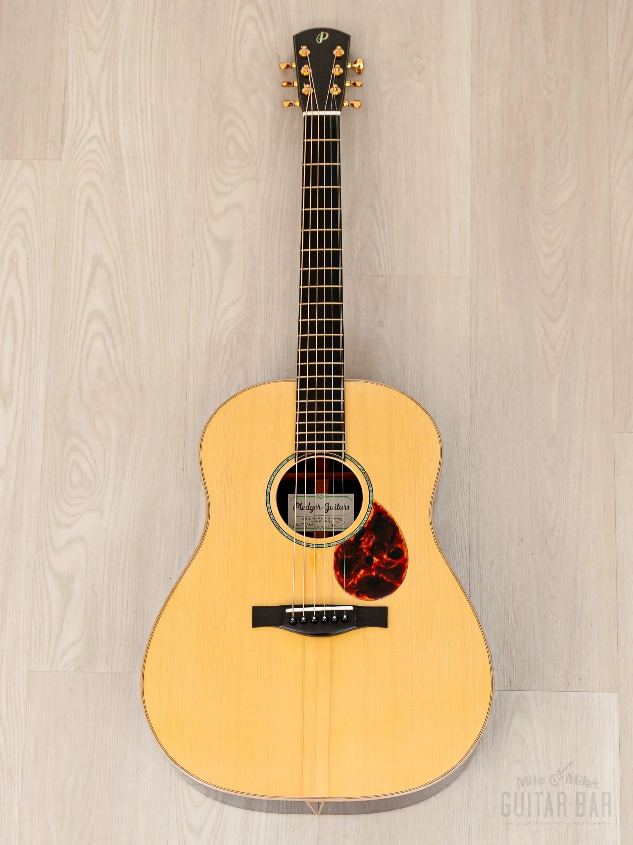 Pledger Slope Shoulder D Luthier Built Dreadnought Acoustic Guitar - Image 2