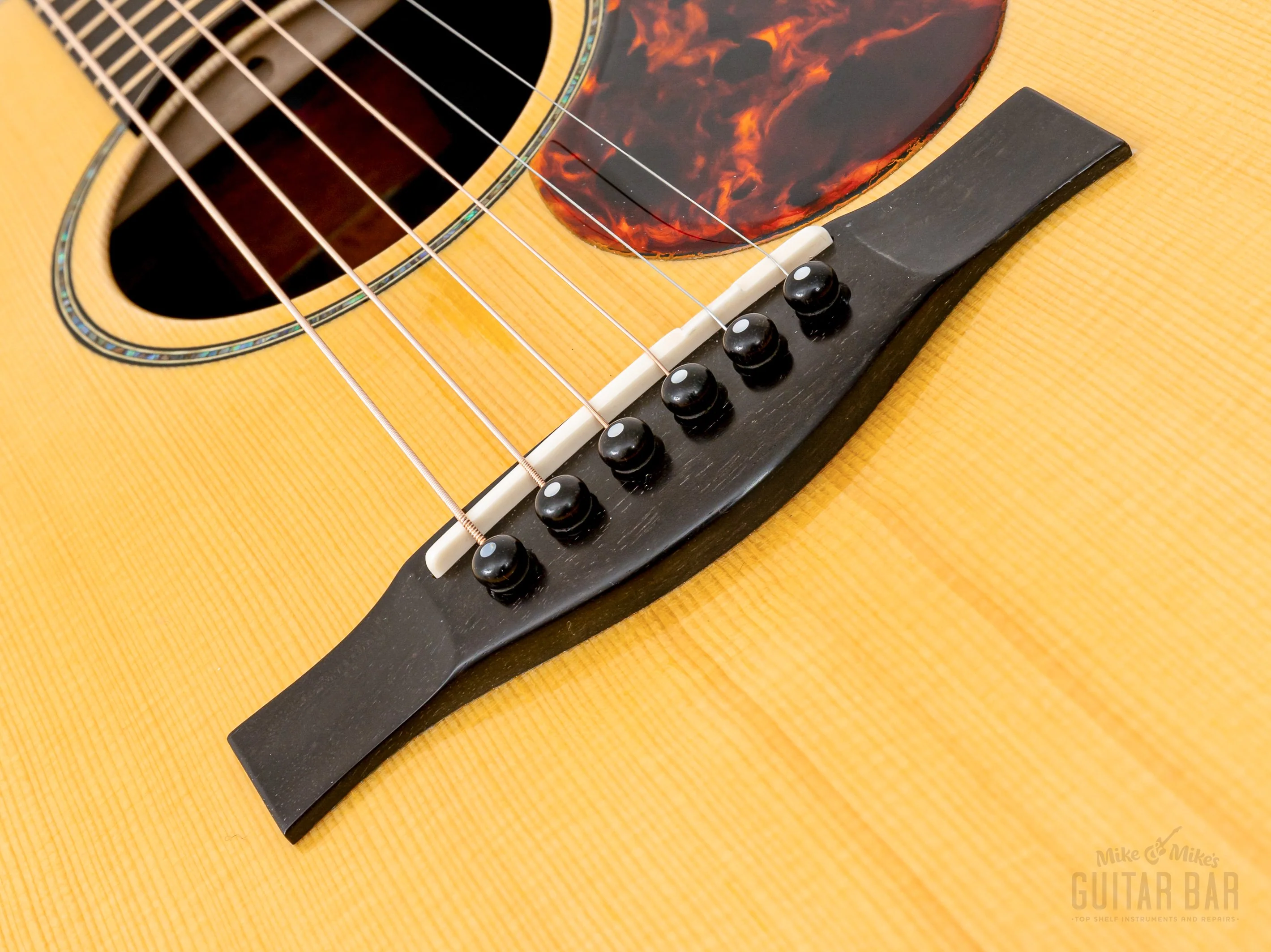 Pledger Slope Shoulder D Luthier Built Dreadnought Acoustic Guitar - Image 8