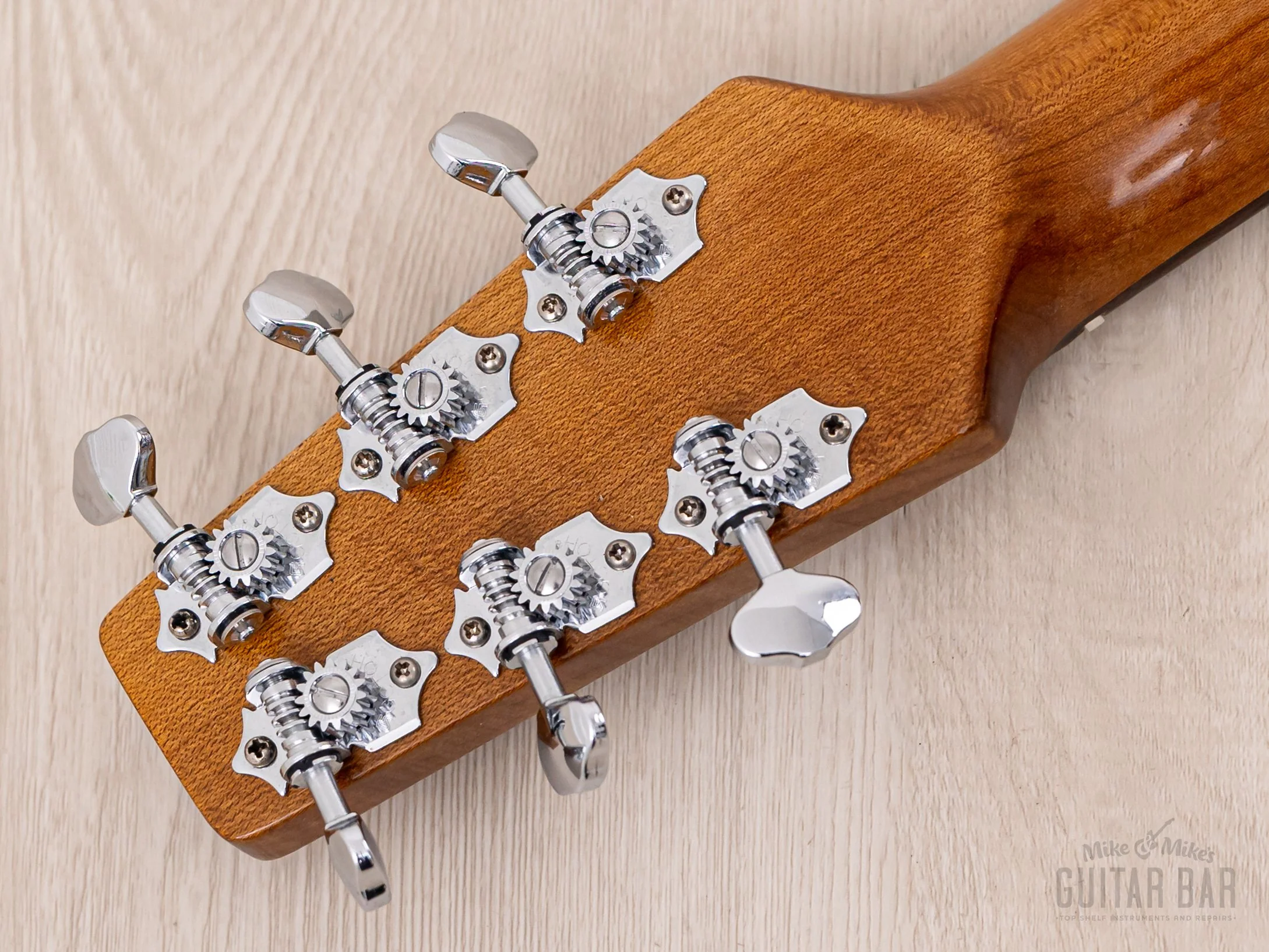 Snakehead T-Style Double Cutaway, MJT Body & Fender-Licensed Musicraft Neck, Copper Lacquer w/ Bigsby, Porter Pickups, Case - Image 5