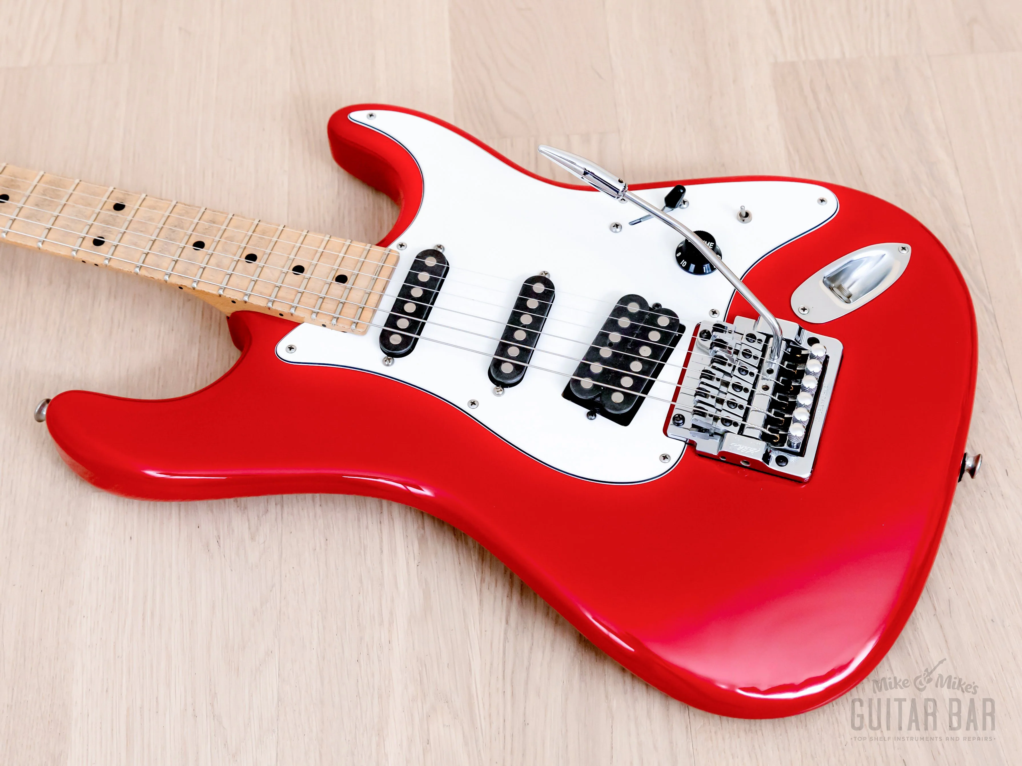 Superstrat SSH S-Style Electric Guitar w/ Fender-Licensed Warmoth Body, Kahler, Tom Anderson Pickups - Image 10