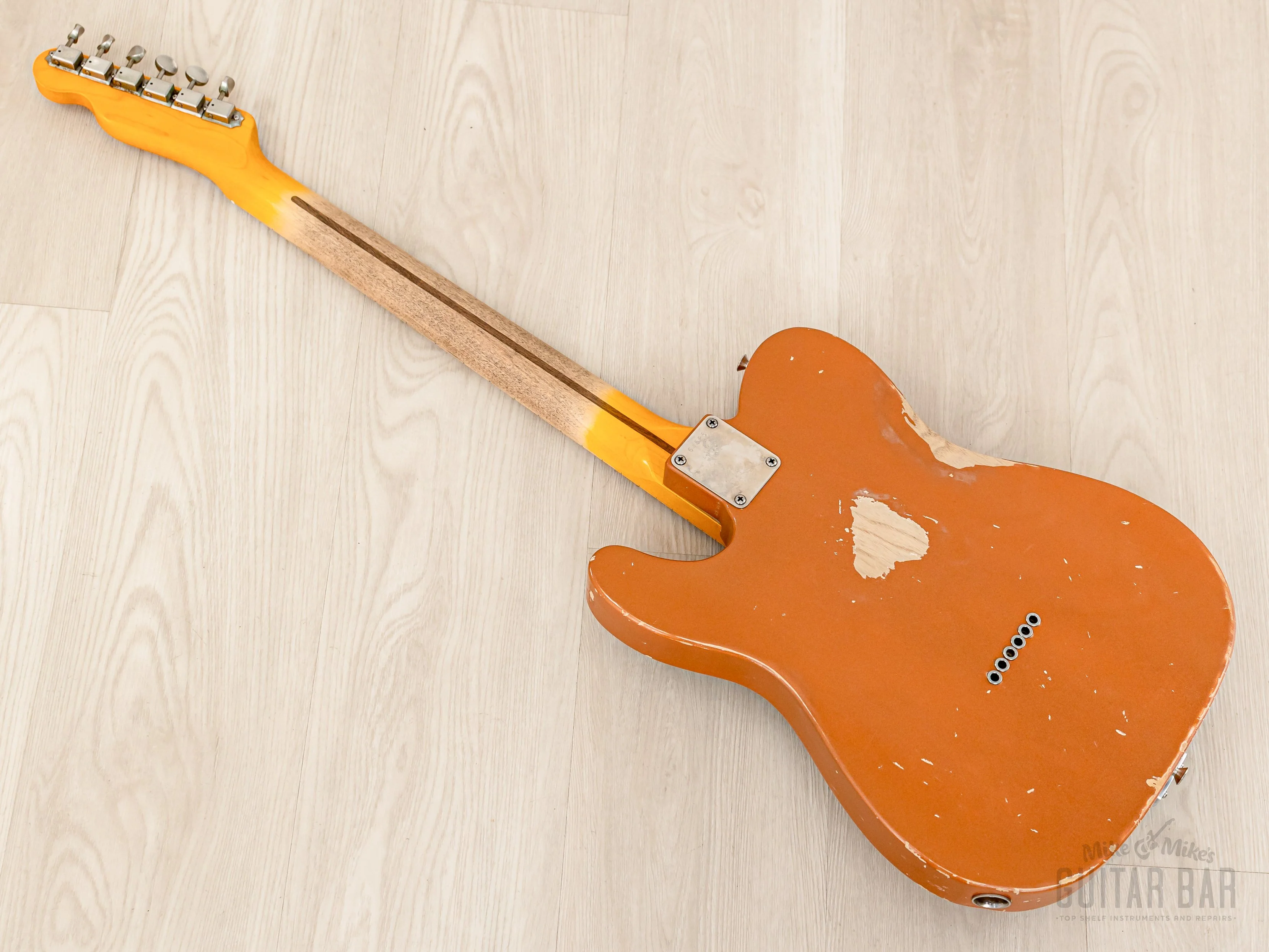 Telecaster Partscaster MJT Relic Copper Lacquer w/ Fender Licensed Neck, Lollar, Bigsby B16 & Case - Image 13