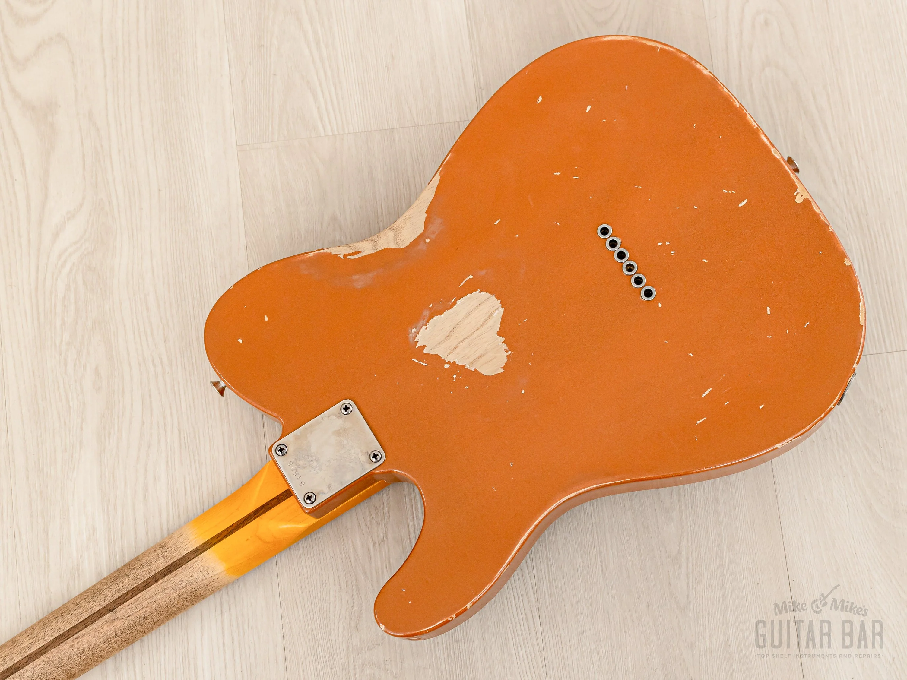 Telecaster Partscaster MJT Relic Copper Lacquer w/ Fender Licensed Neck, Lollar, Bigsby B16 & Case - Image 15