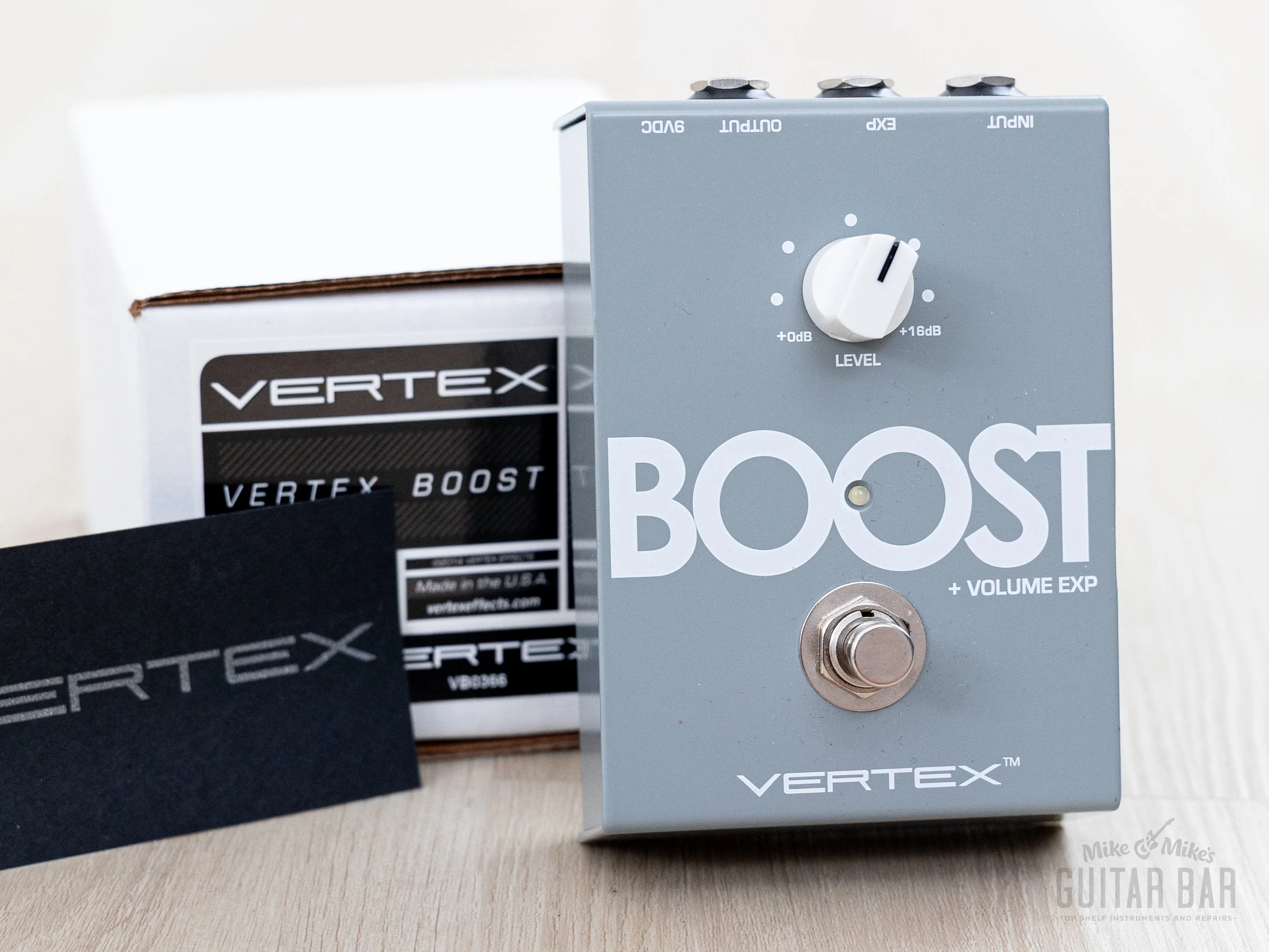 Vertex Boost + Volume EXP Guitar Effects Pedal w/ Box
